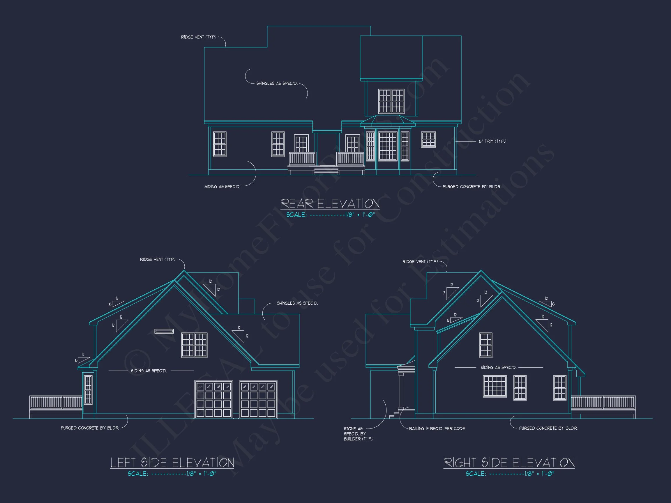 14-1446 HOUSE PLAN - Customizable House Floor Plan: CAD Designs for All Builders 4 Customizable house Floor Plan: CAD Designs for All Builders