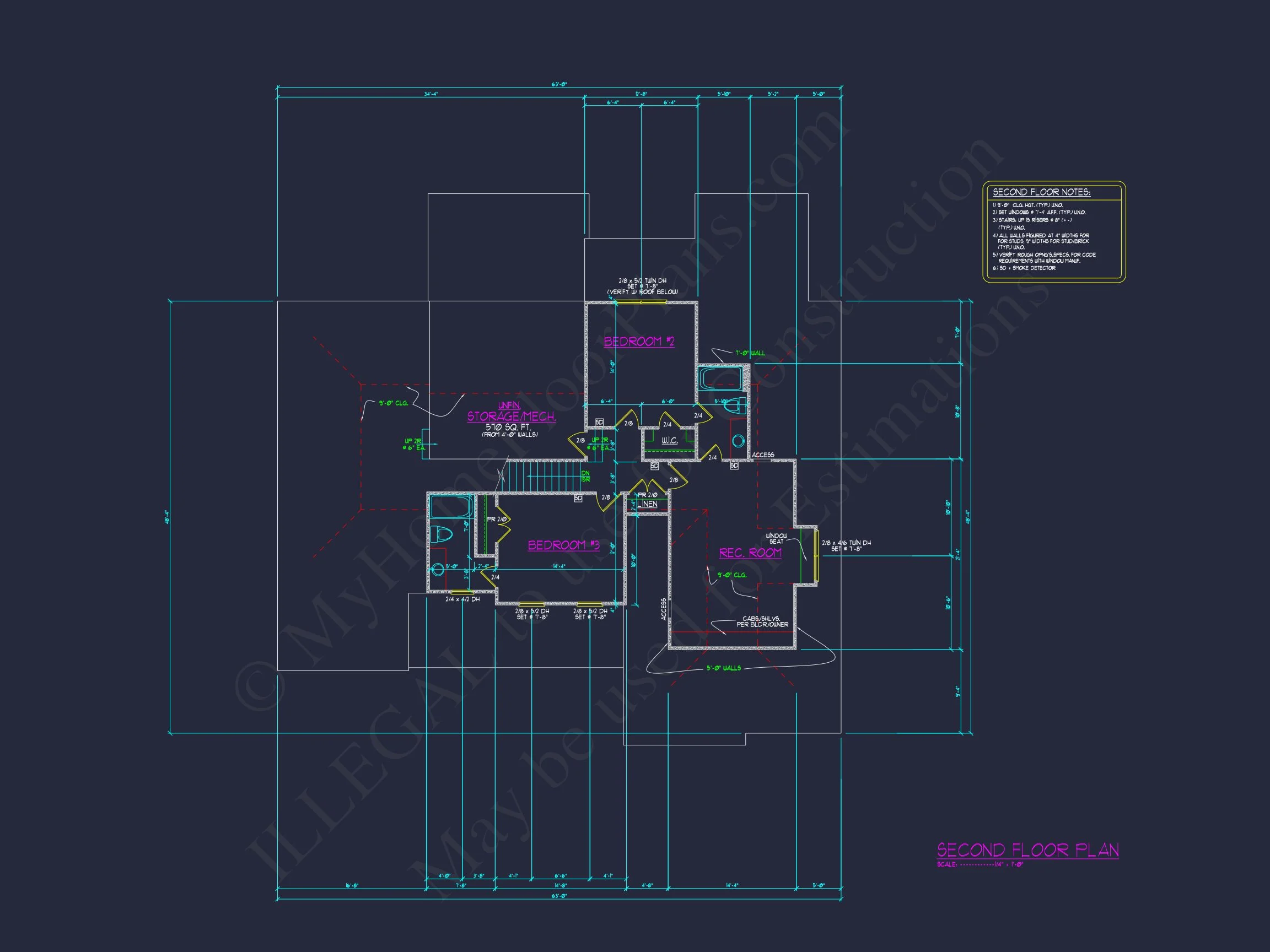 14-1440 HOUSE PLAN - Beautiful House Floor Plan with CAD Designs and Blueprints 9 Beautiful house Floor Plan with CAD Designs and Blueprints