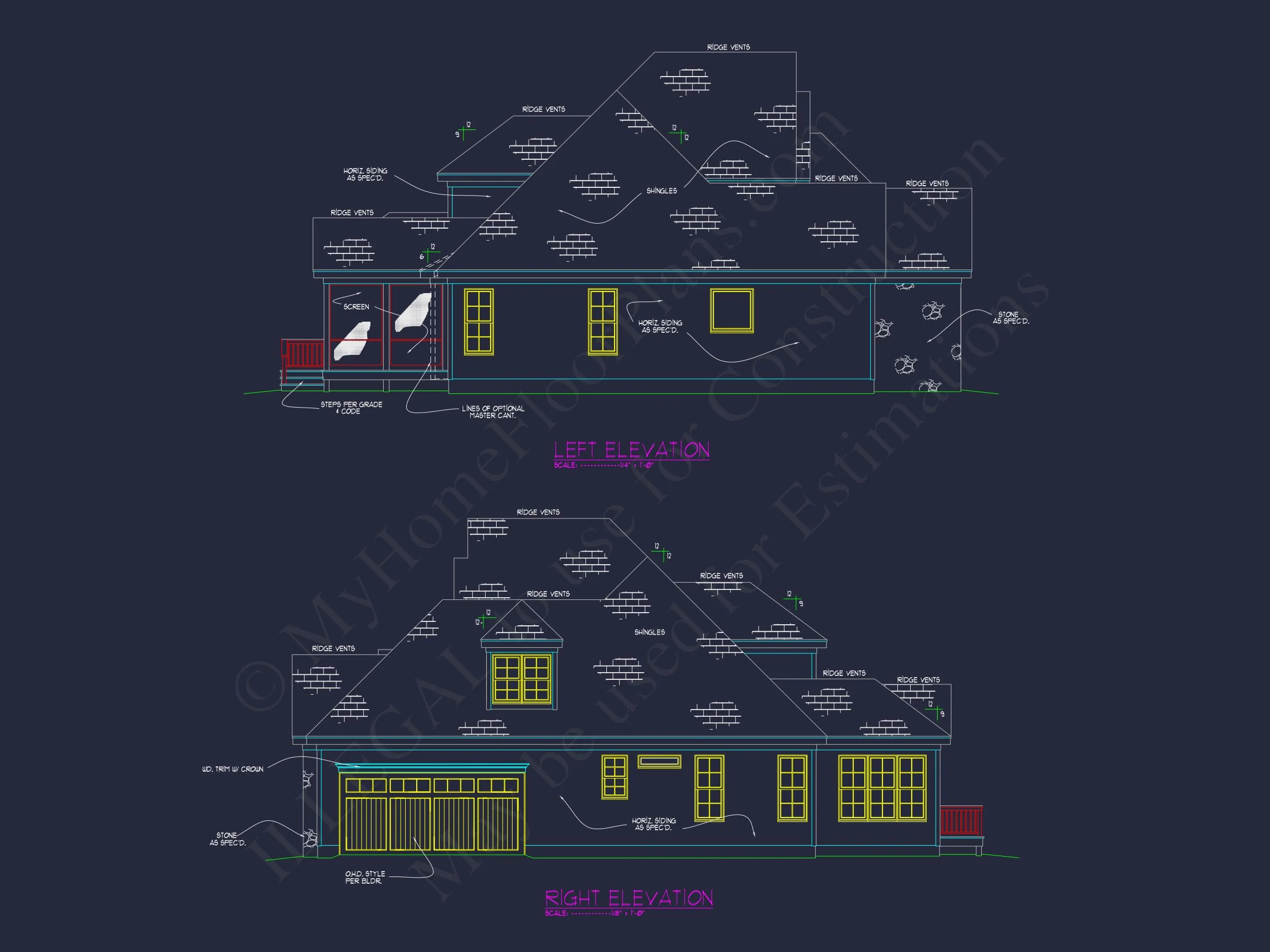 14-1440 HOUSE PLAN - Beautiful House Floor Plan with CAD Designs and Blueprints 4 Beautiful house Floor Plan with CAD Designs and Blueprints