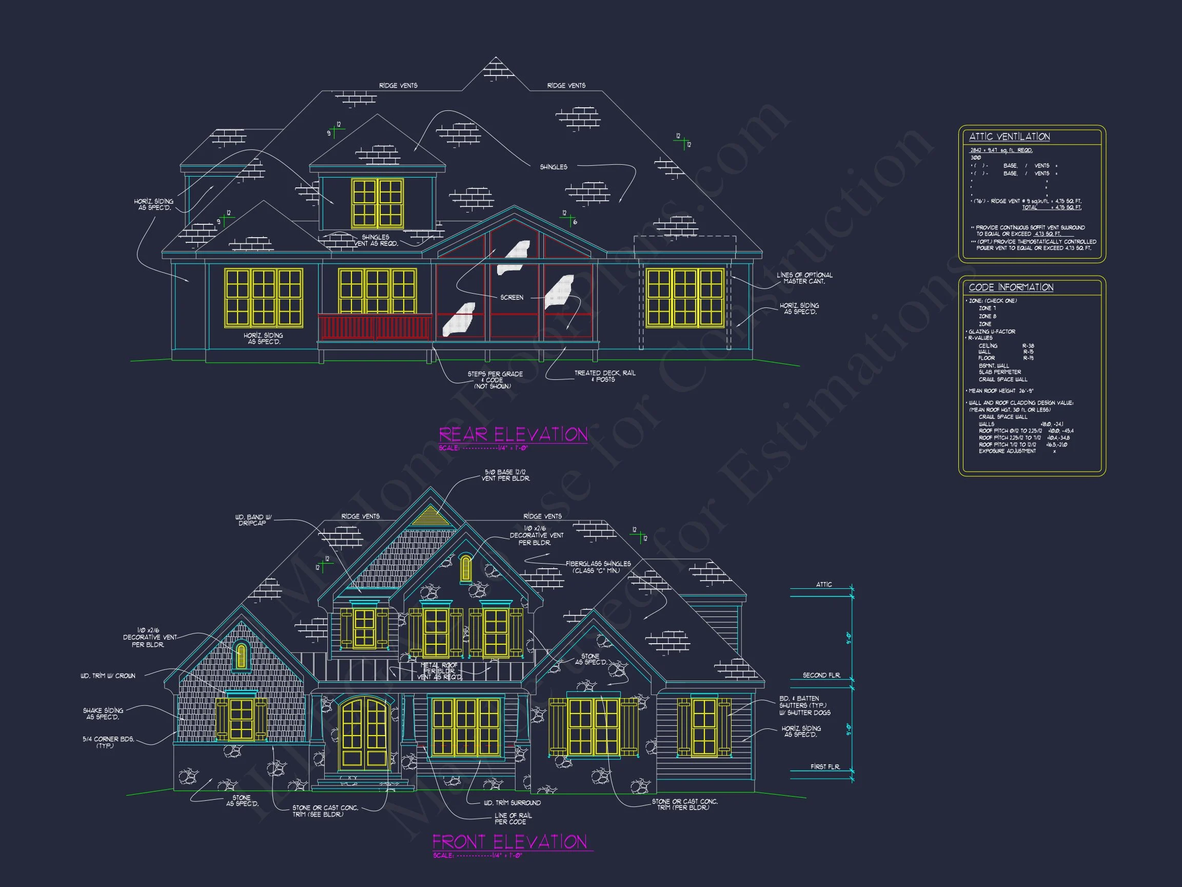 14-1440 HOUSE PLAN - Beautiful House Floor Plan with CAD Designs and Blueprints 3 Beautiful house Floor Plan with CAD Designs and Blueprints