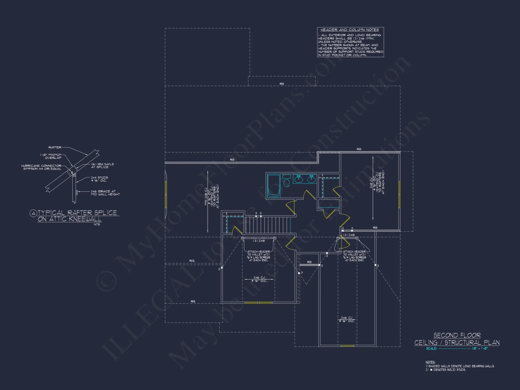 Charming 1.5 Story house Plan with Detailed CAD Blueprint Designs