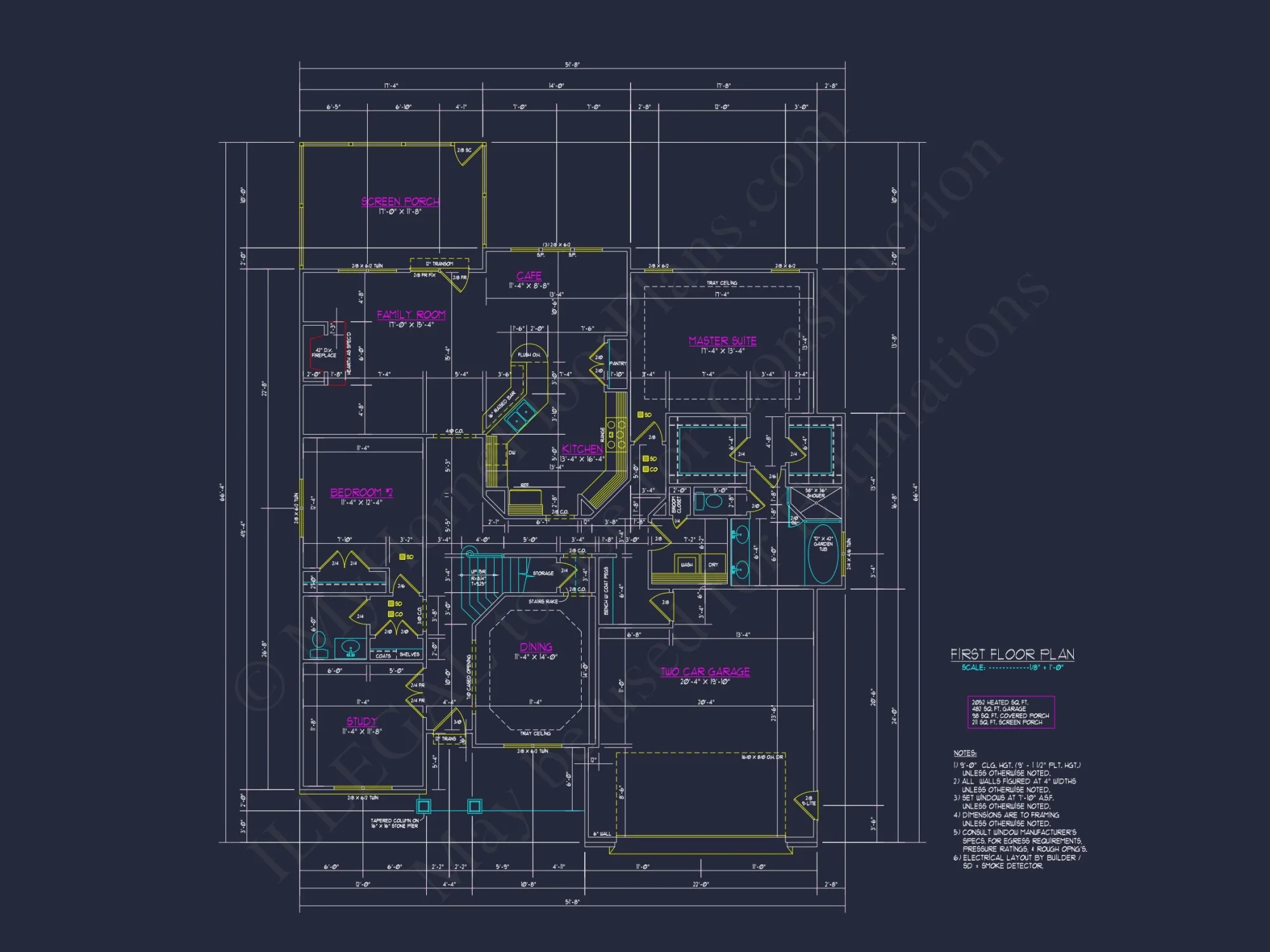 Charming 1.5 Story house Plan with Detailed CAD Blueprint Designs