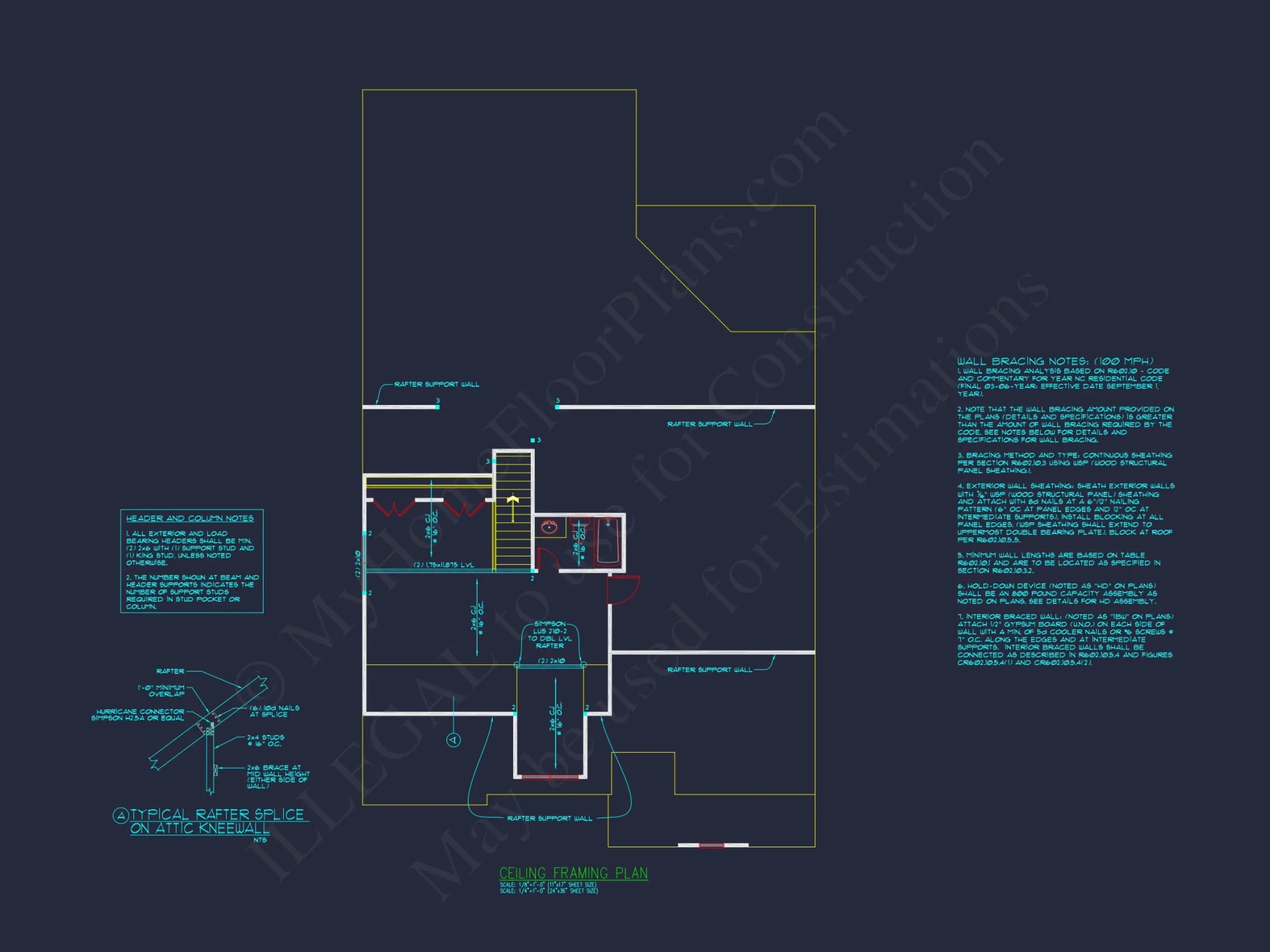 Craftsman house Plan with Spacious Floor Plan & CAD Designs