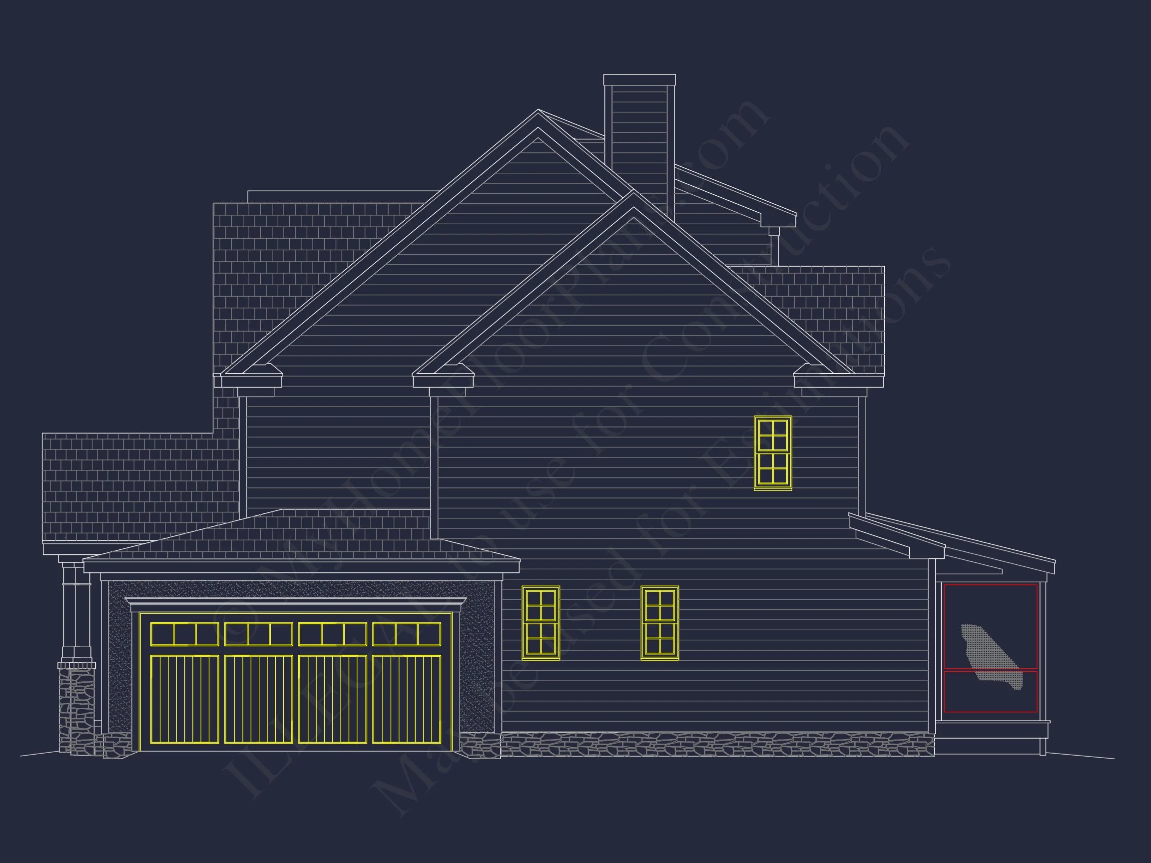 14-1396 HOUSE PLAN - Versatile House Plan with CAD Designs and Bonus Features 4 Versatile house Plan with CAD Designs and Bonus Features