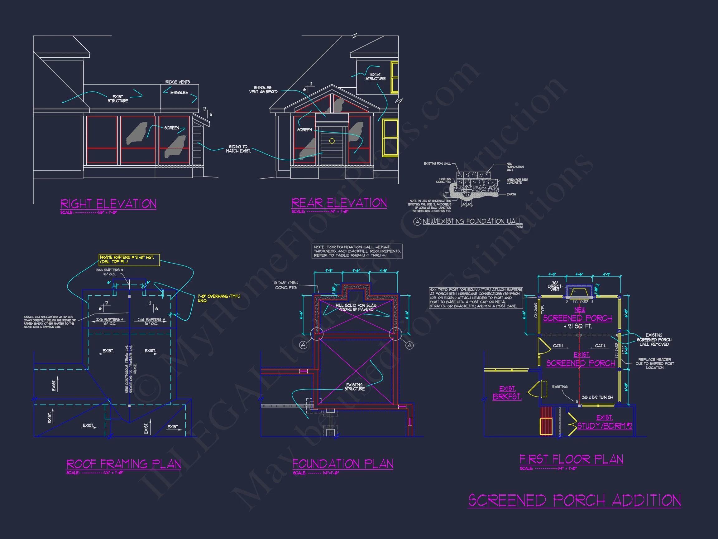 Elegant 2-Story house Plan with Blueprint and Floor Designs