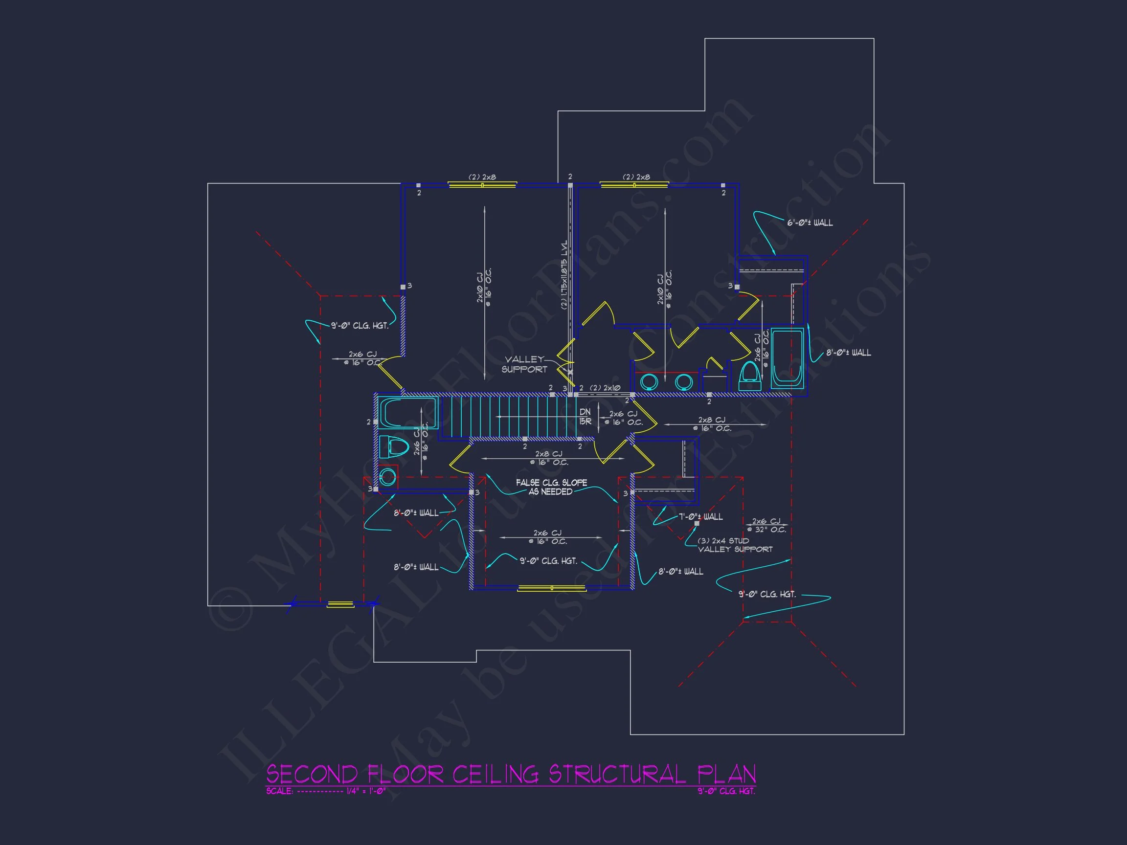 Elegant 2-Story house Plan with Blueprint and Floor Designs