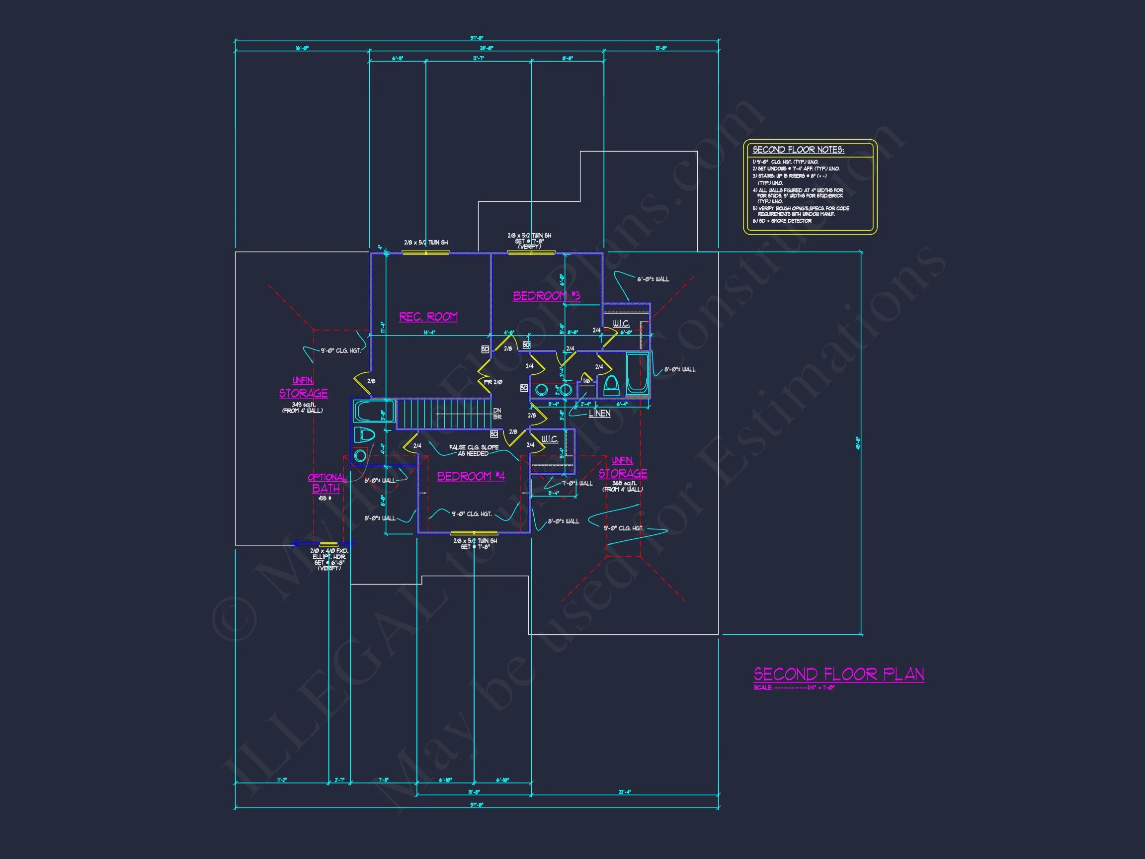 Elegant 2-Story house Plan with Blueprint and Floor Designs