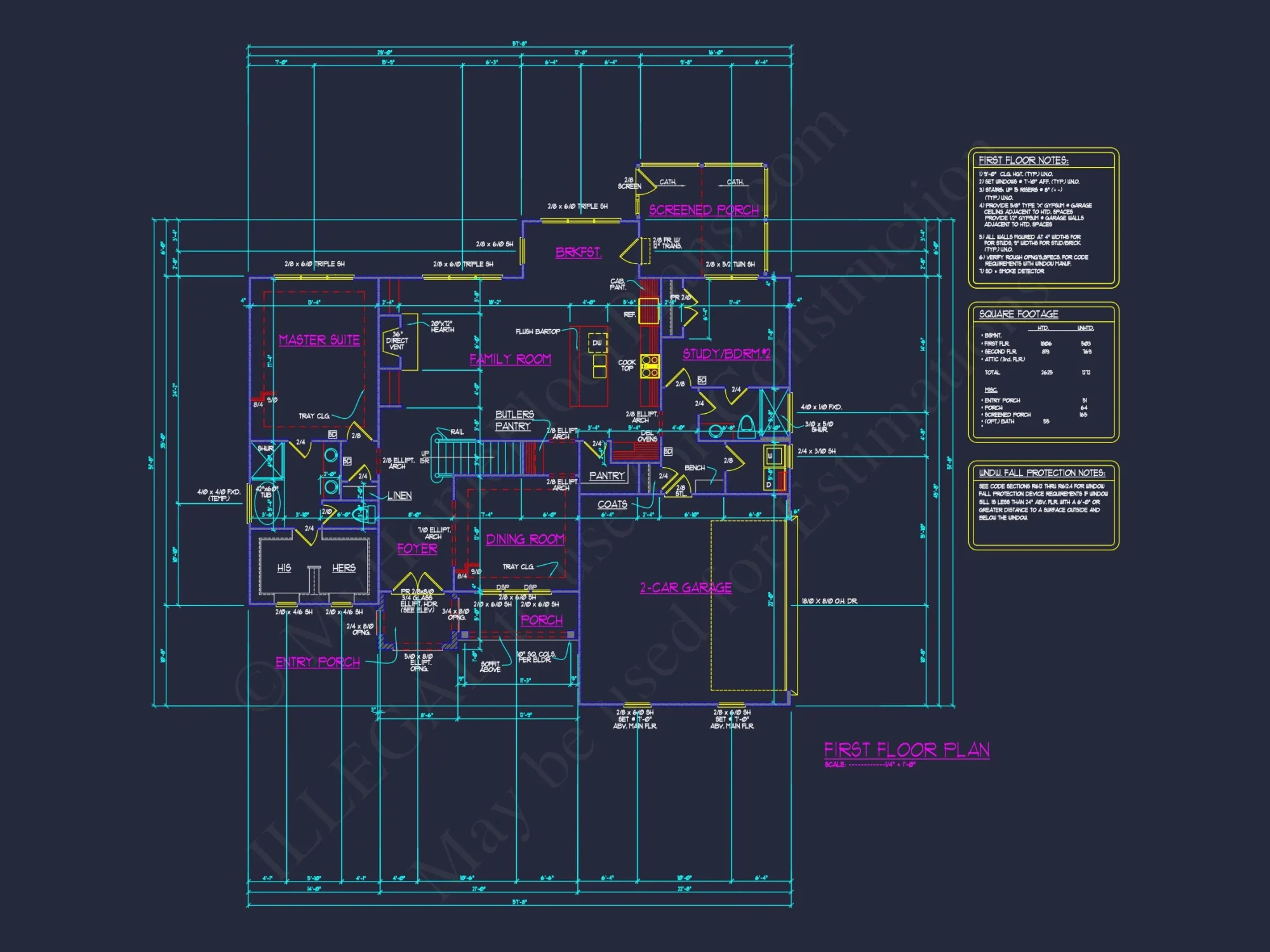 Elegant 2-Story house Plan with Blueprint and Floor Designs