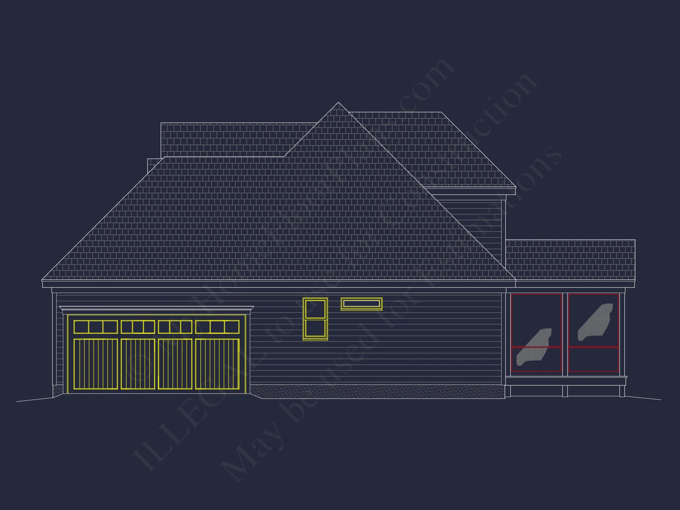 Elegant 2-Story house Plan with Blueprint and Floor Designs