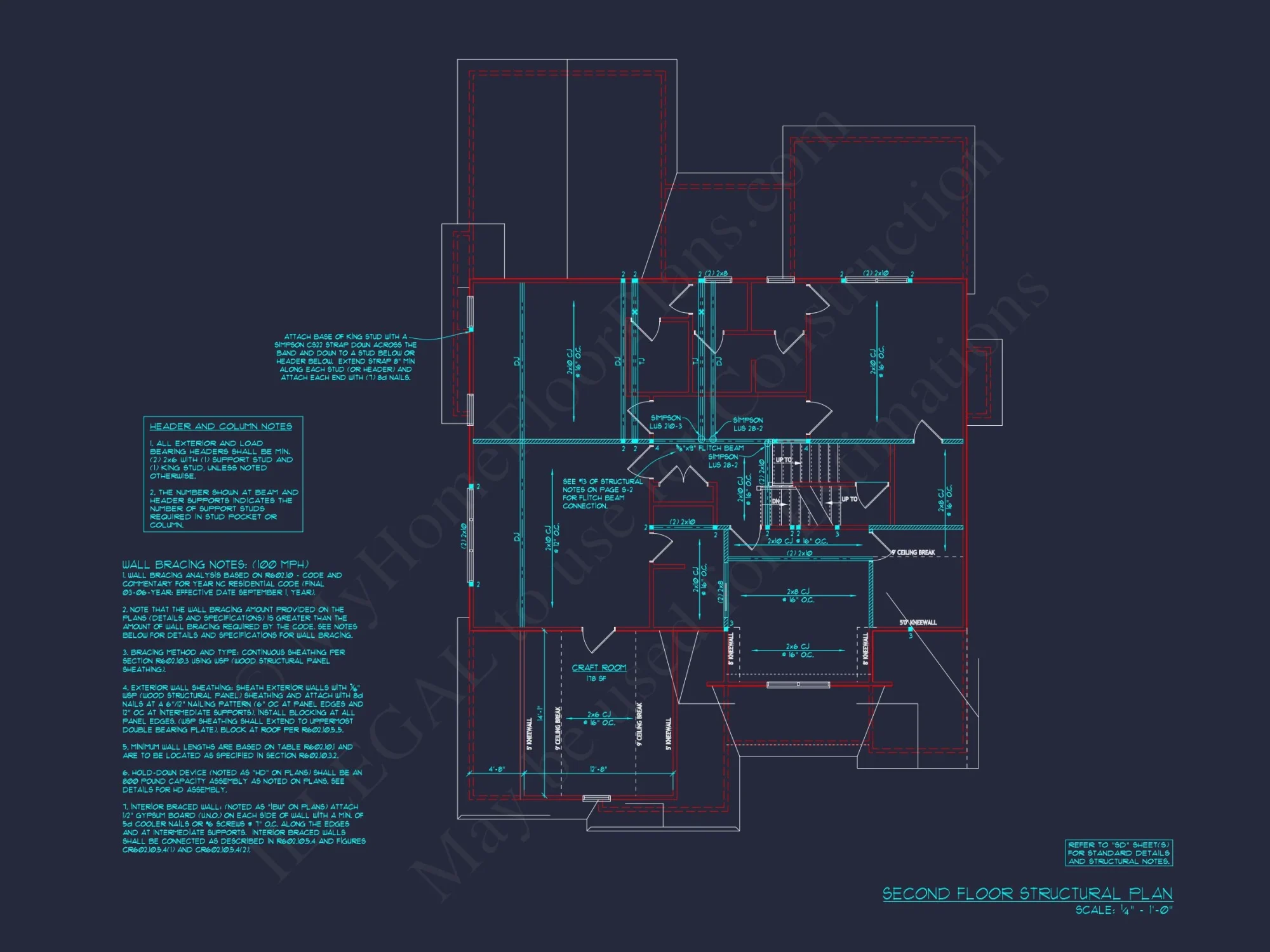 Beautiful house Plan Blueprint with CAD Designs and Floor Plans