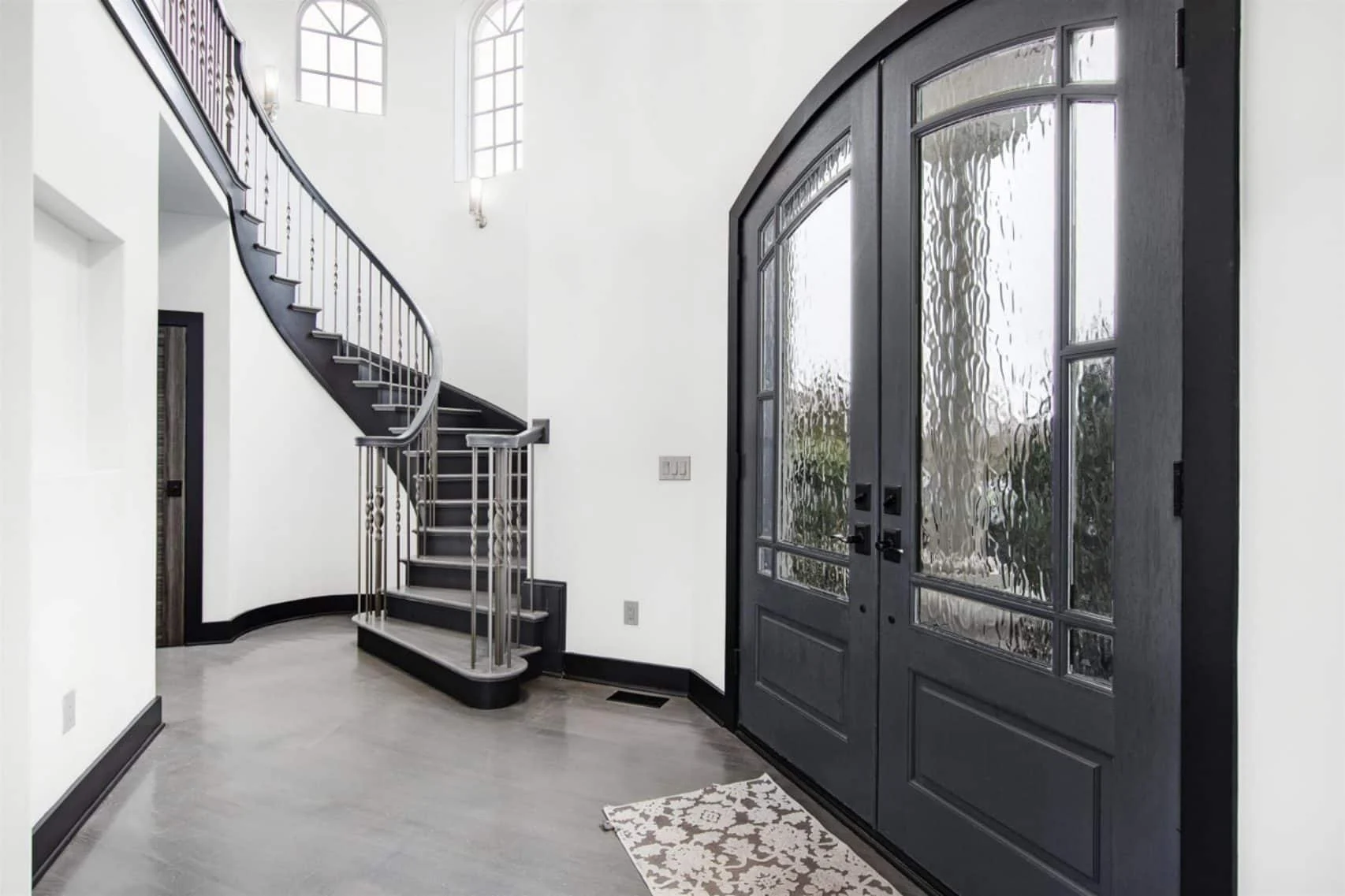 "Alt text: Luxury house floor plan with architectural blueprint details"