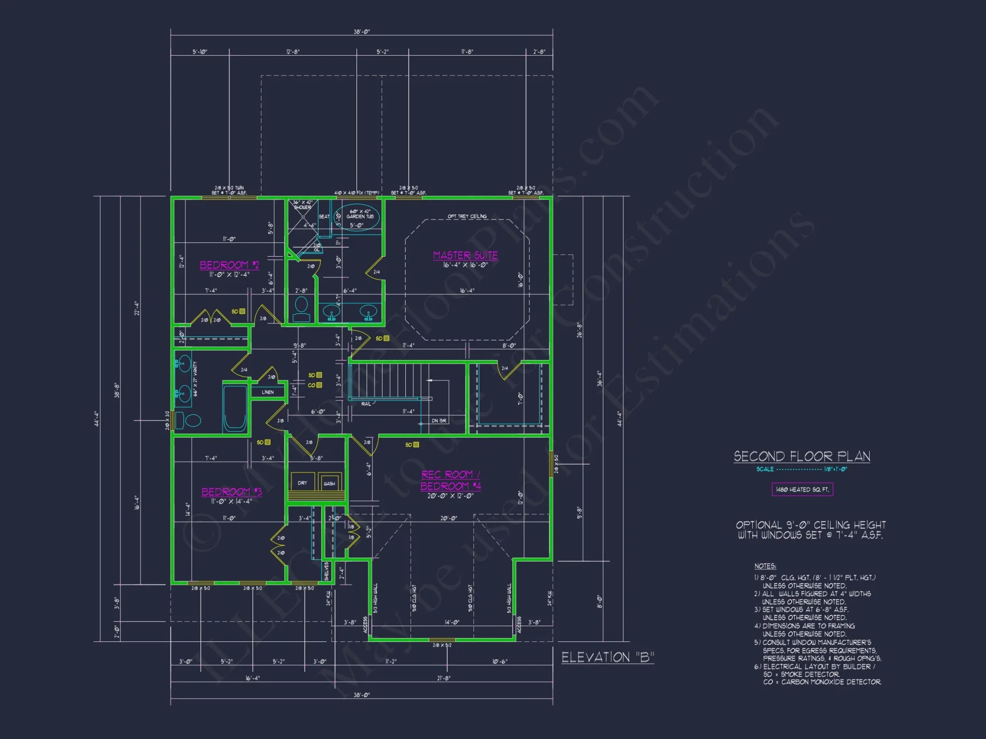 Modern Craftsman house Plan with Spacious 3-Floor Design