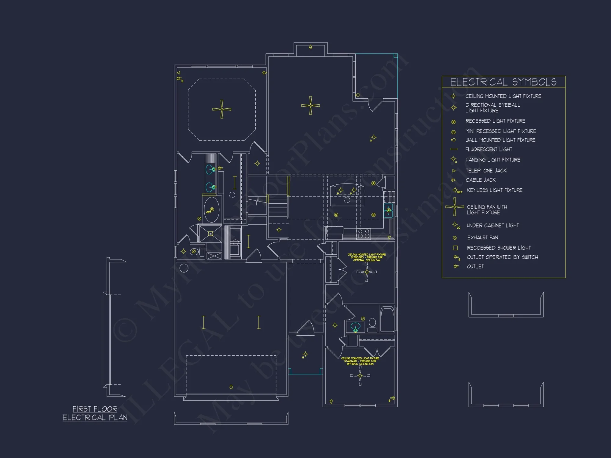 Stylish Craftsman house Plan with Two-Story Floor Designs