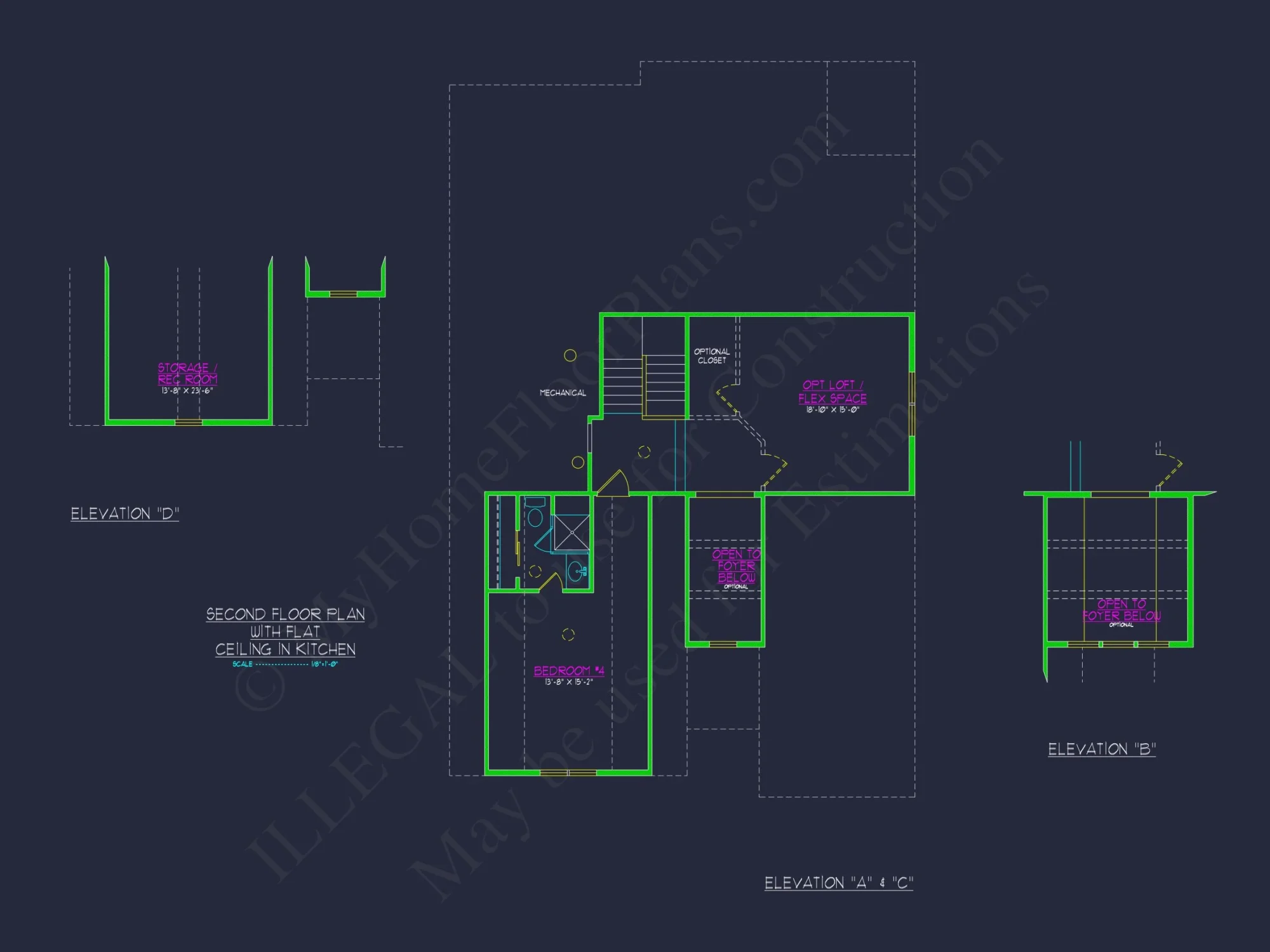 Stylish Craftsman house Plan with Two-Story Floor Designs