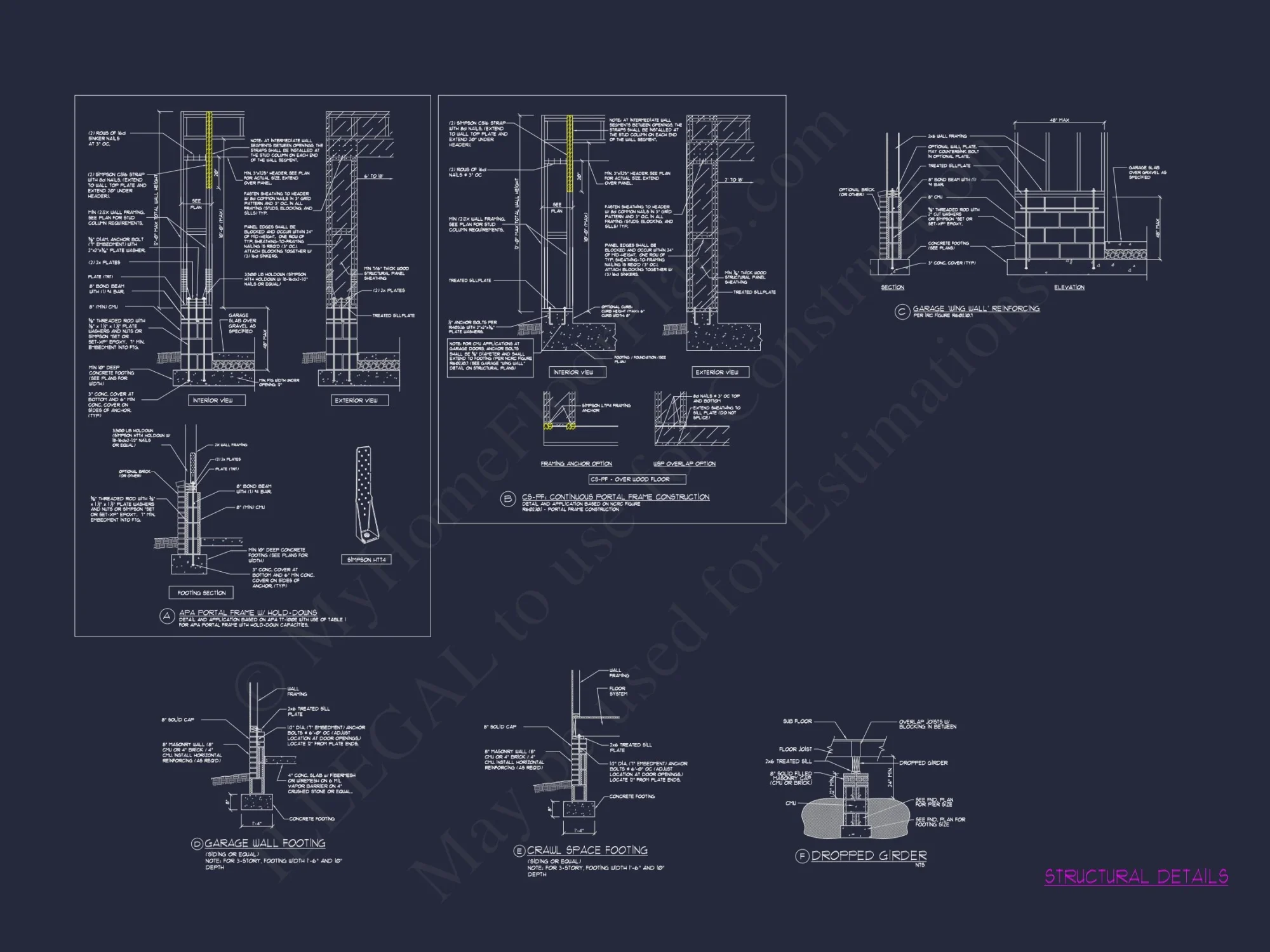Architecture Blueprint & CAD Floor Designs
