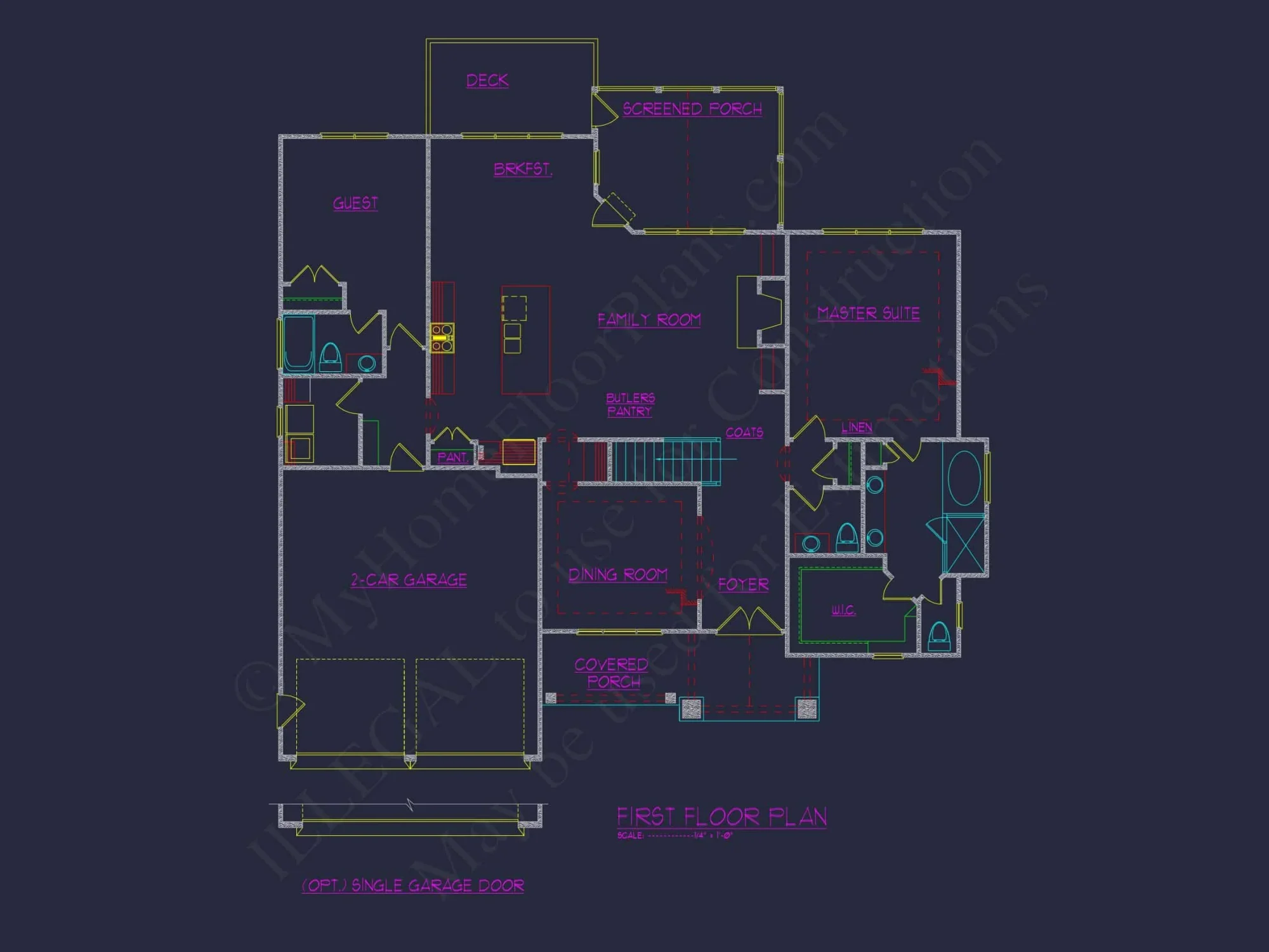 Architecture Blueprint & CAD Floor Designs