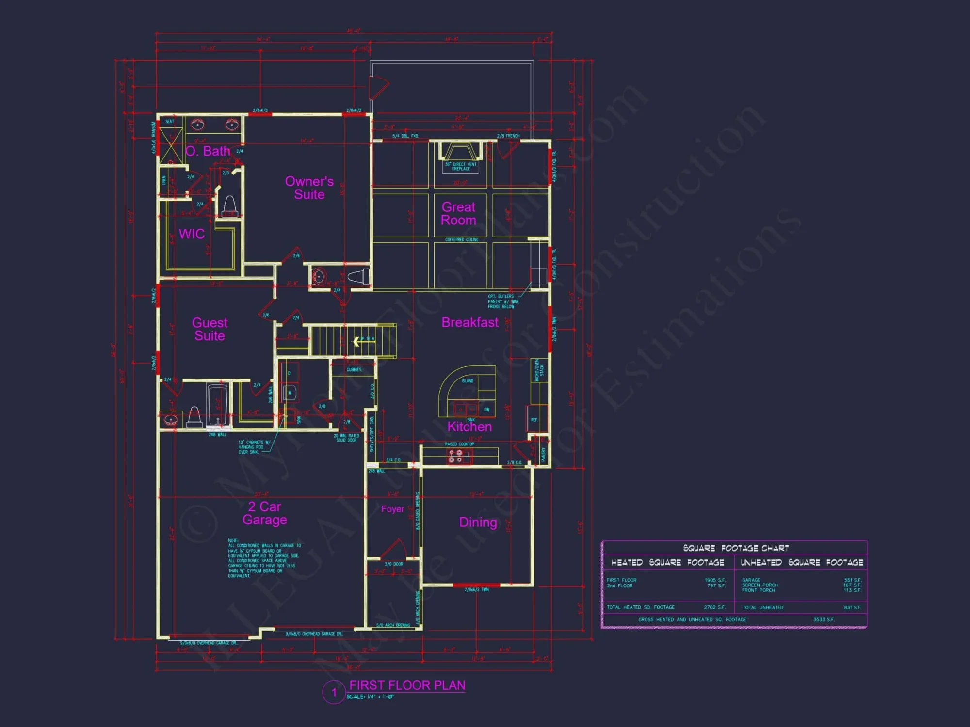 house Plan Design with Floor Plan, CAD Blueprint, and Architecture