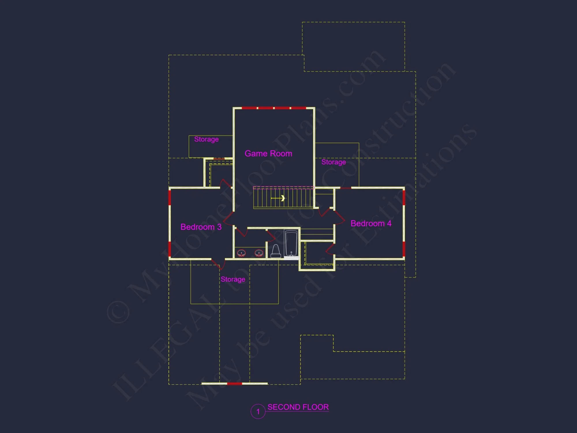 house Plan Design with Floor Plan, CAD Blueprint, and Architecture