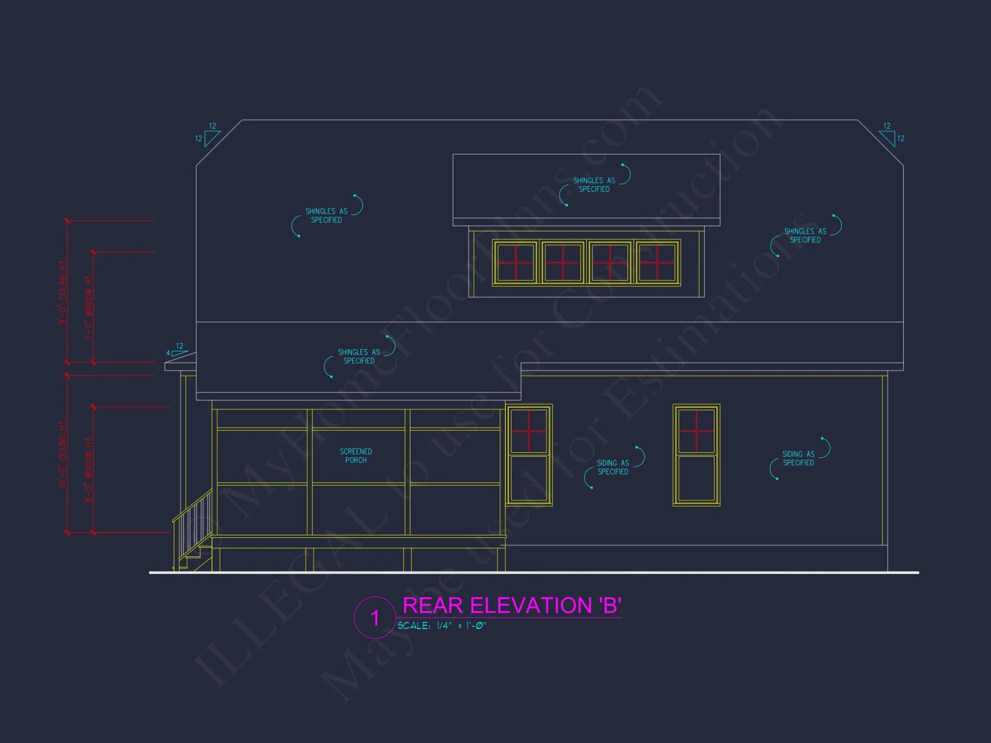 house Plan Design with Floor Plan, CAD Blueprint, and Architecture
