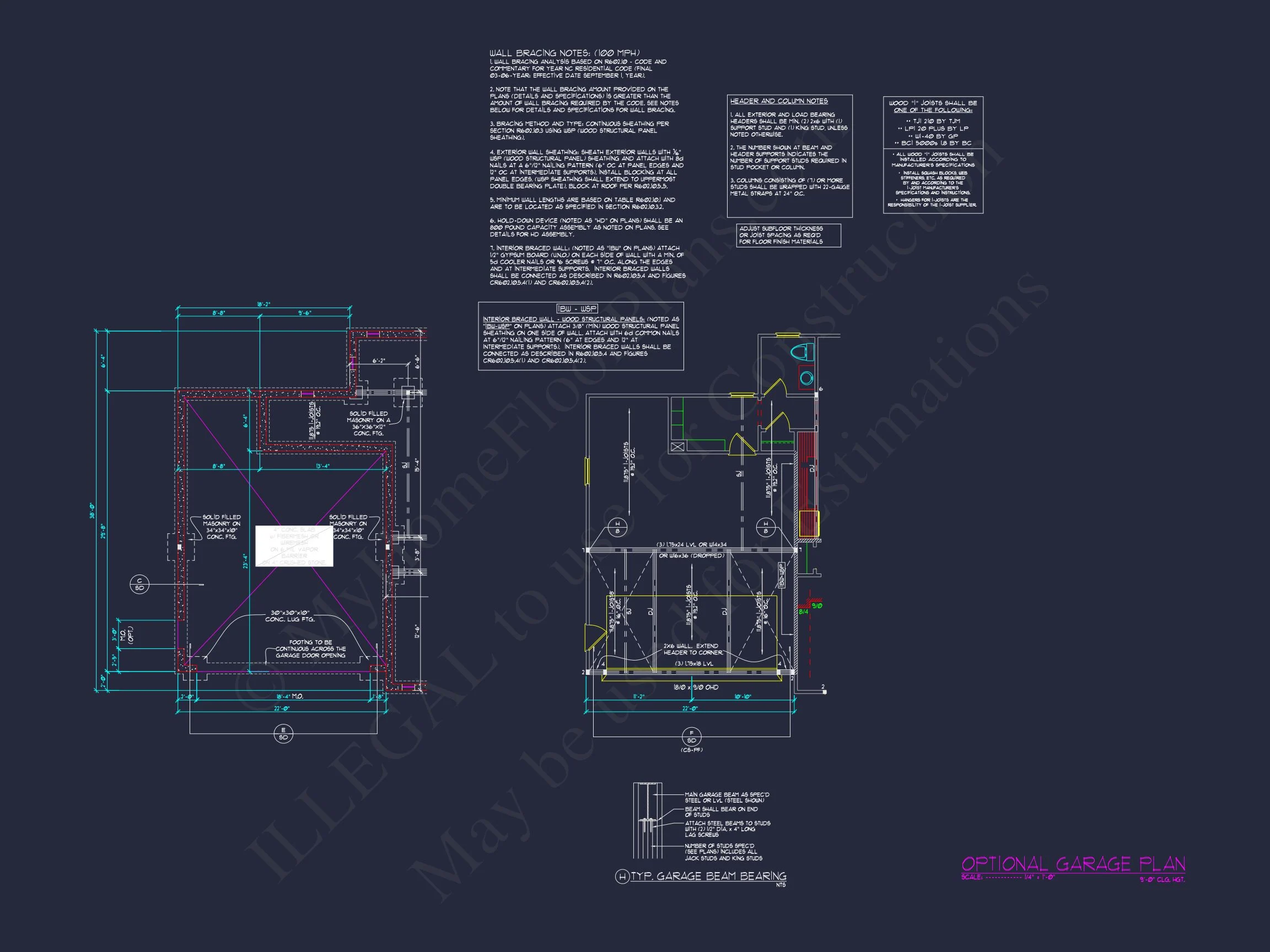 Modern Floor Plan CAD Design
