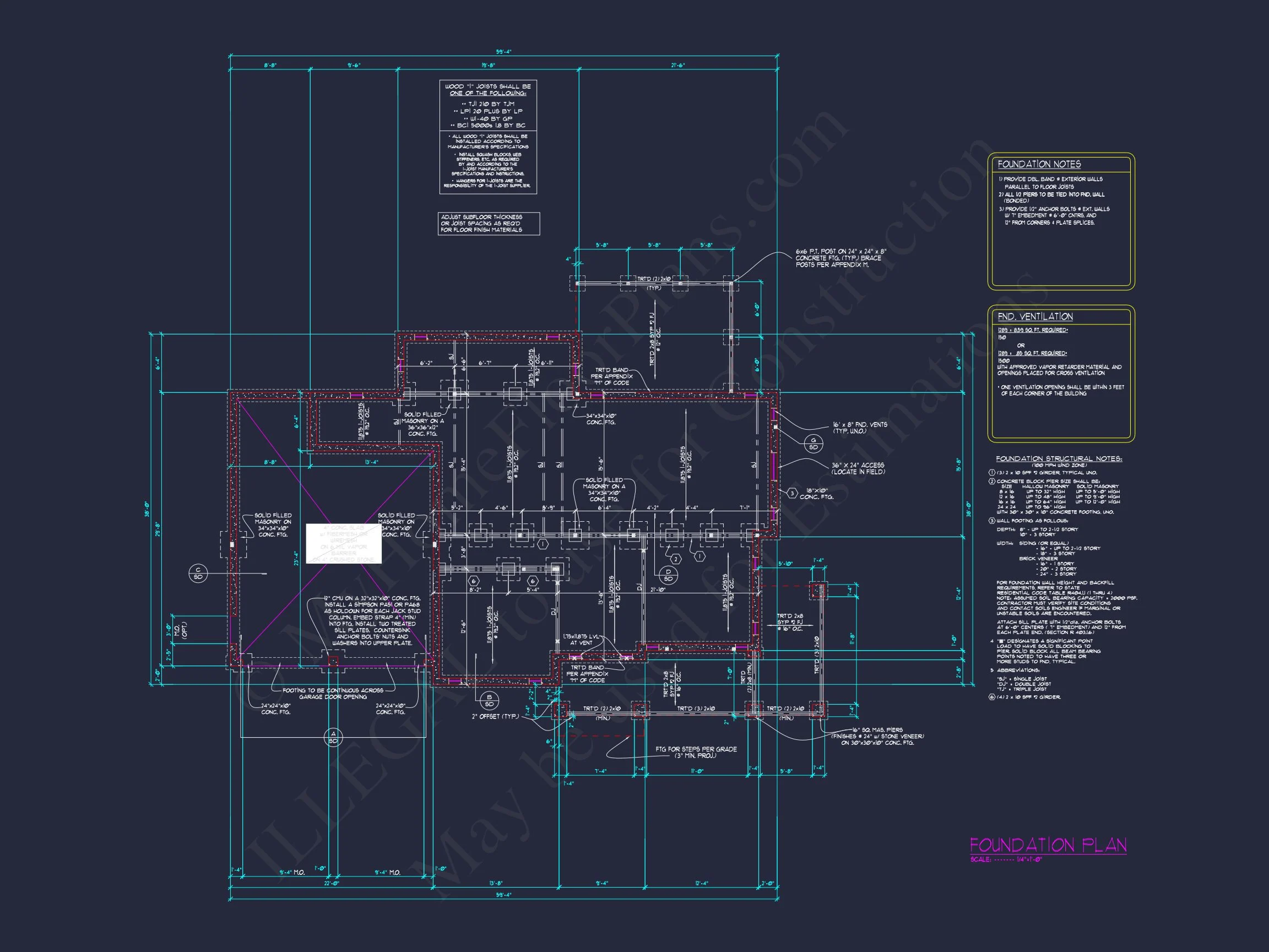 Modern Floor Plan CAD Design
