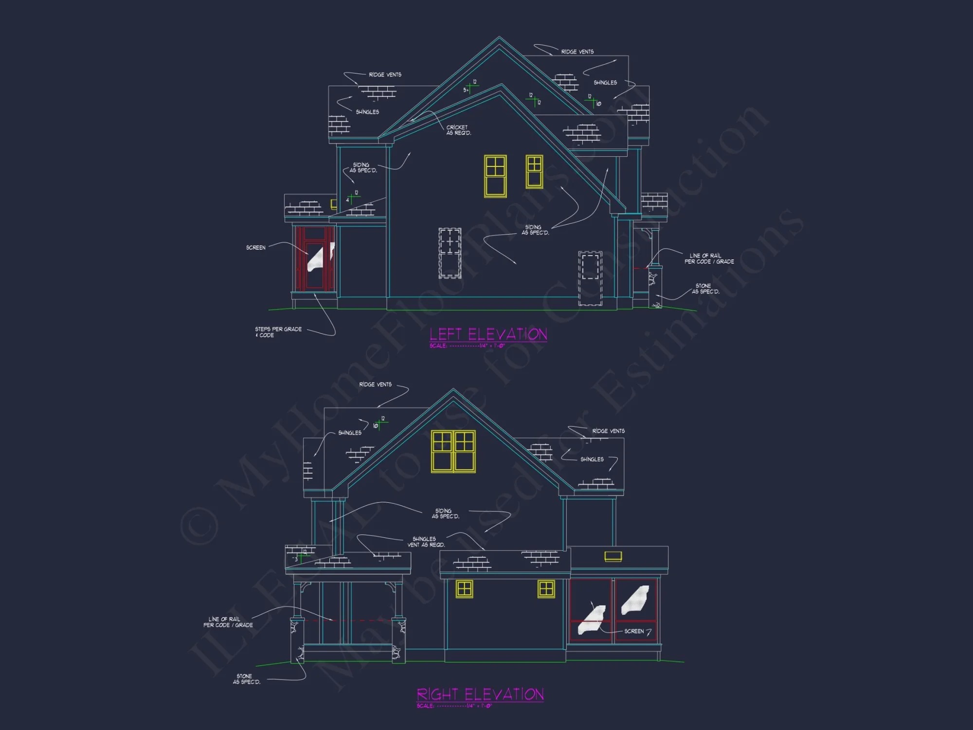 Modern Floor Plan CAD Design