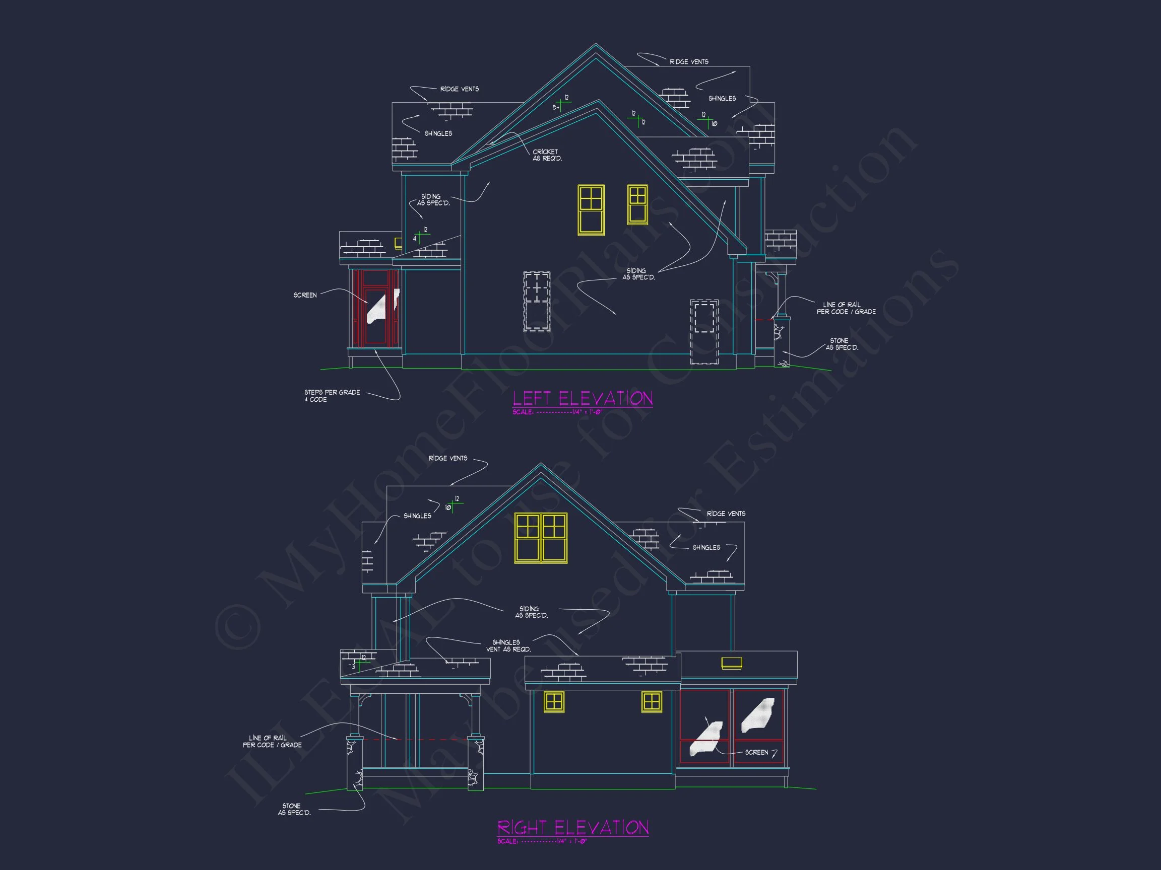 Modern Floor Plan CAD Design