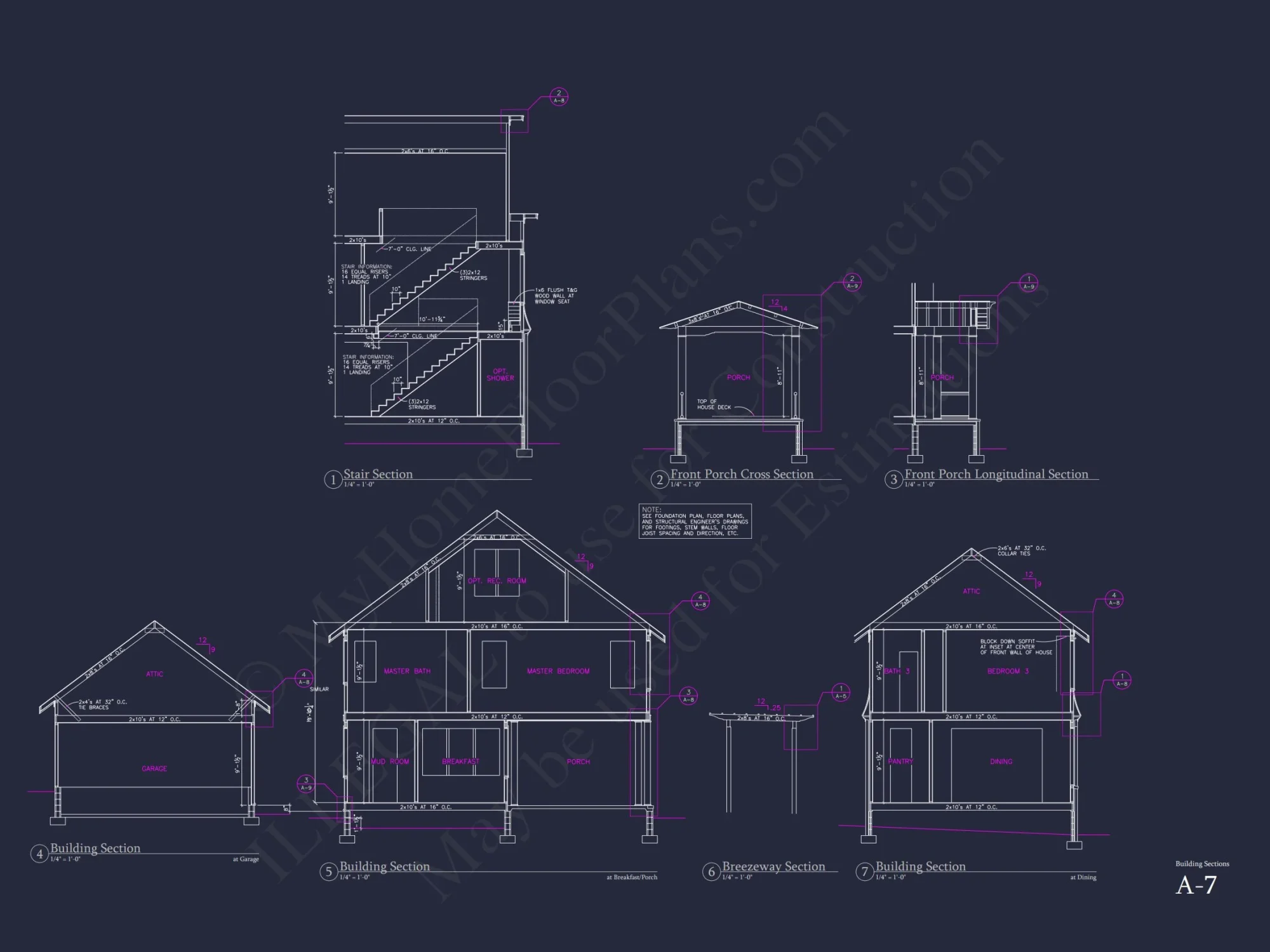 Spacious house Plan with 2.5 Floors, Detached Garage, and CAD Design