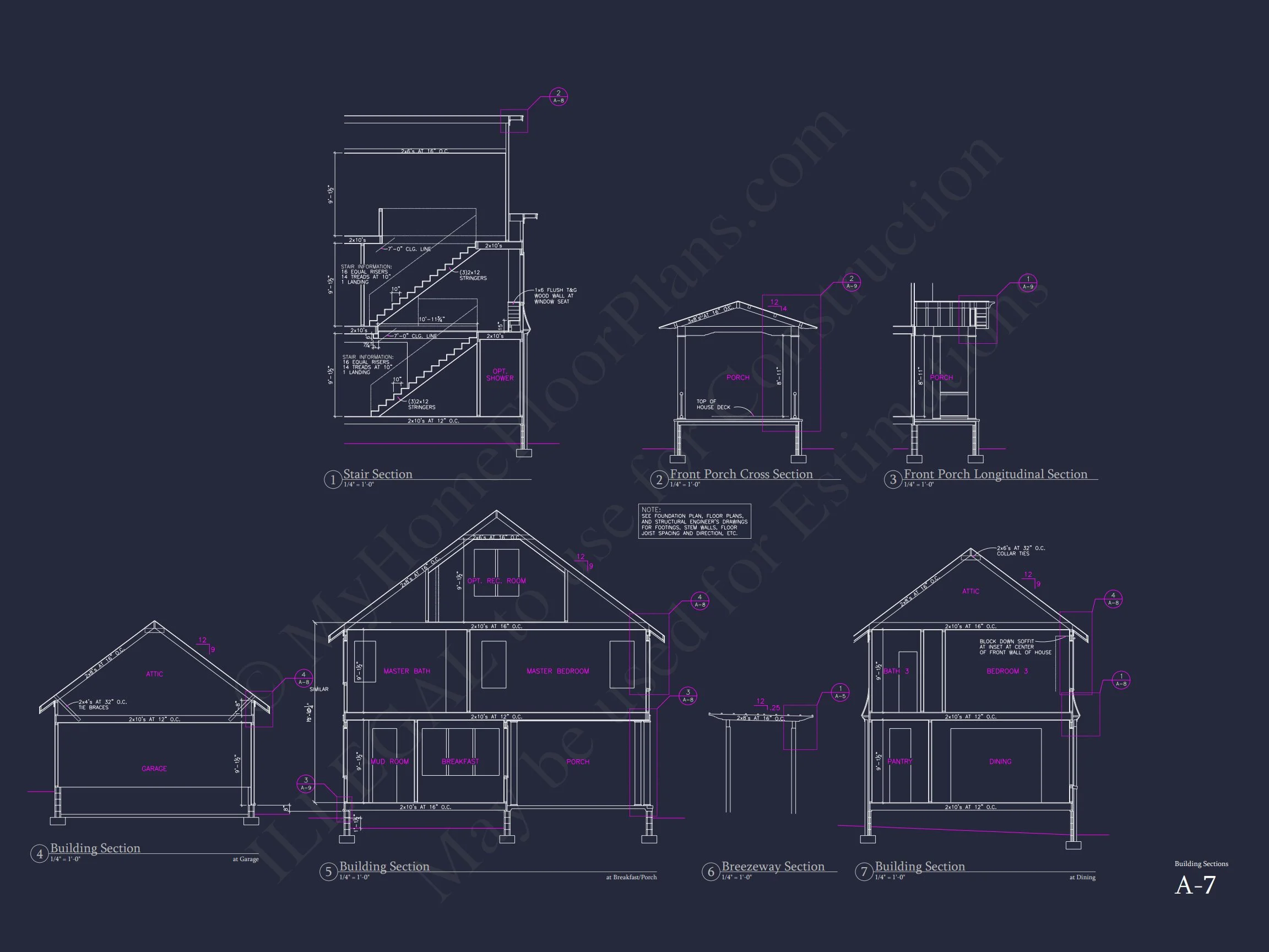 Spacious house Plan with 2.5 Floors, Detached Garage, and CAD Design