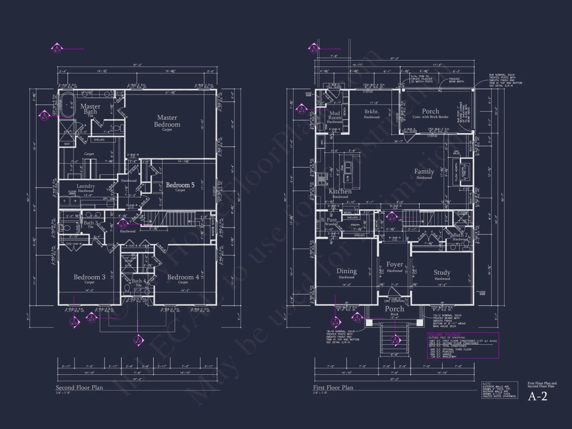 Spacious house Plan with 2.5 Floors, Detached Garage, and CAD Design