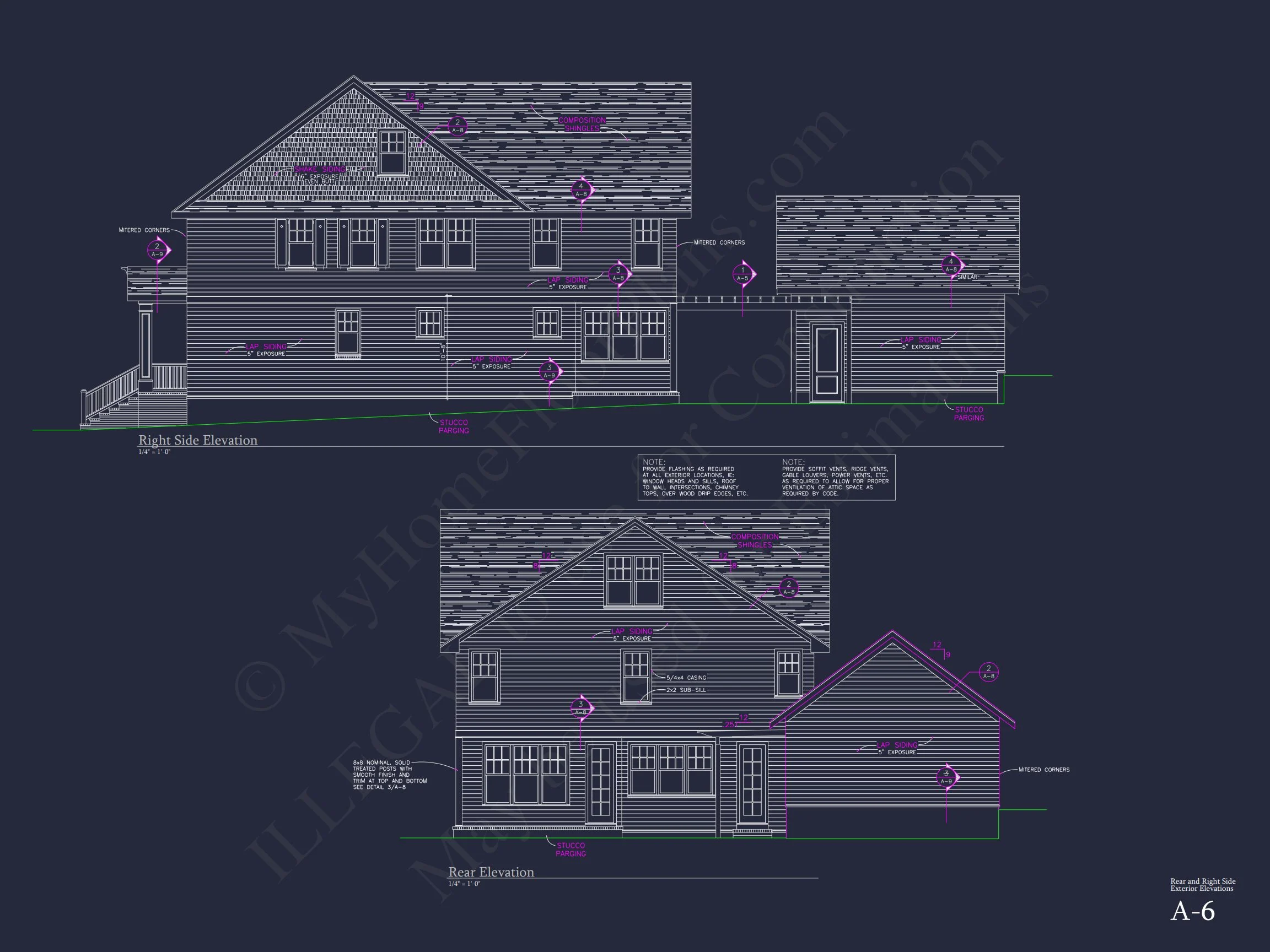 Spacious house Plan with 2.5 Floors, Detached Garage, and CAD Design