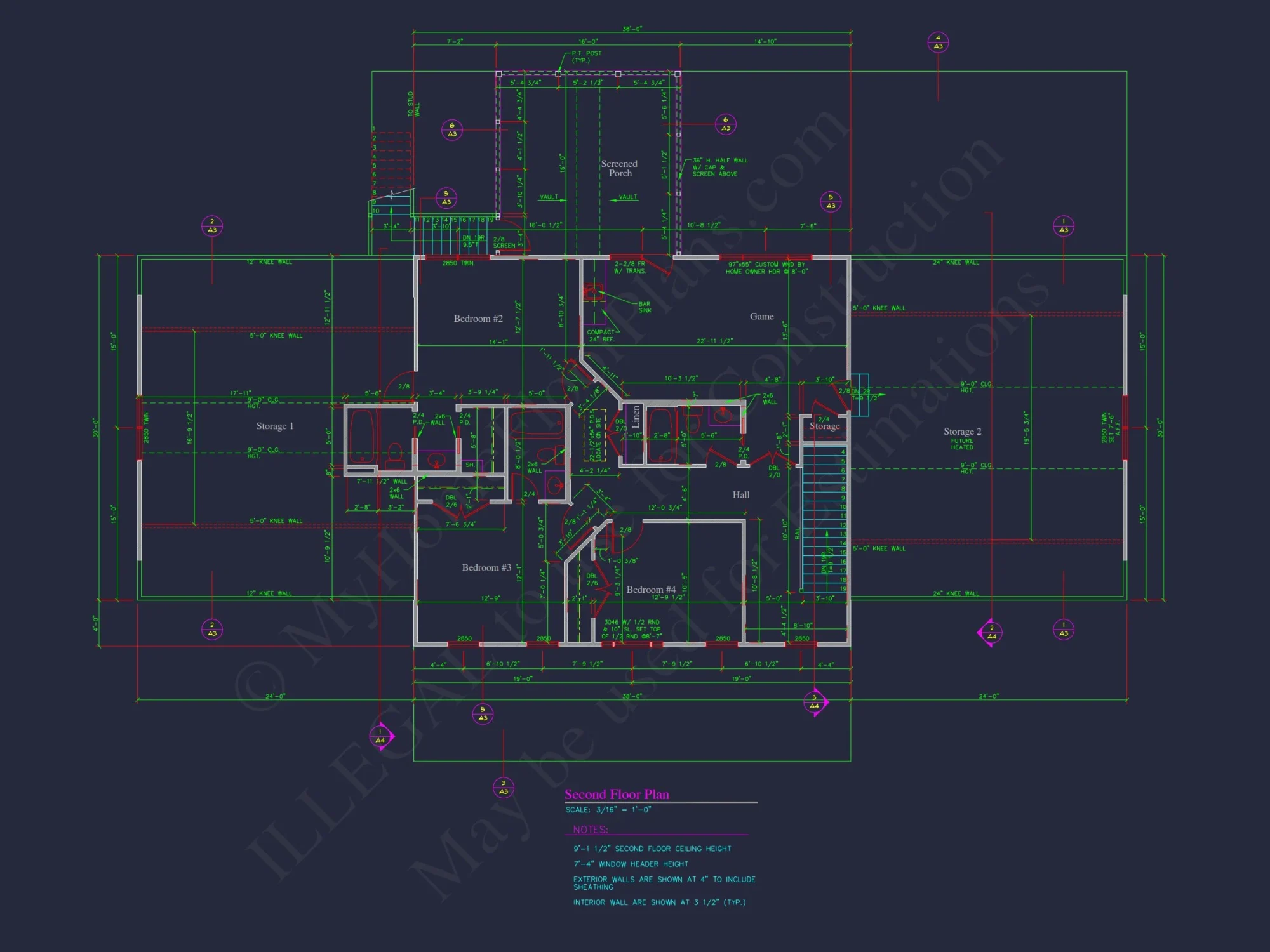 Elegant house Plan with Spacious Design, Blueprint, and CAD