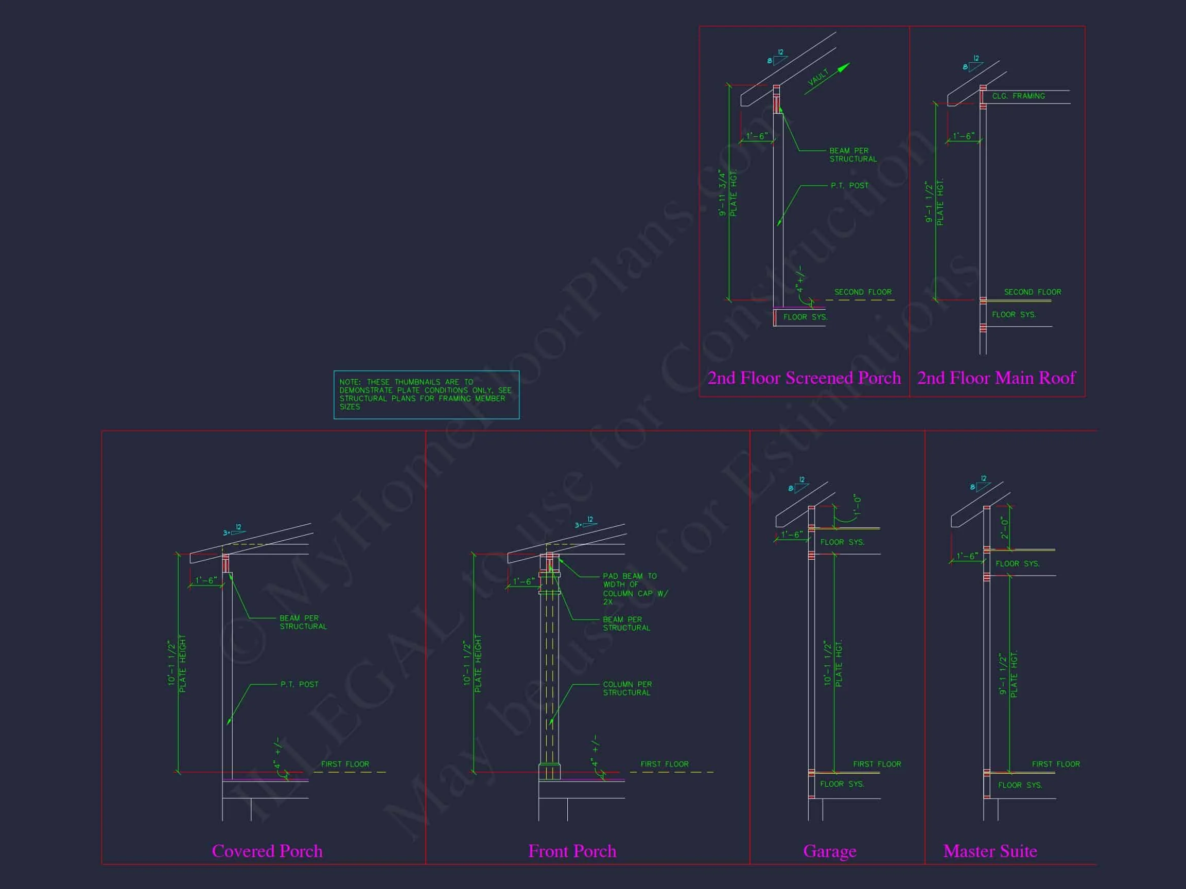 14-1161 HOUSE PLAN - Elegant House Plan with Spacious Design, Blueprint, and CAD 6 Elegant house Plan with Spacious Design, Blueprint, and CAD