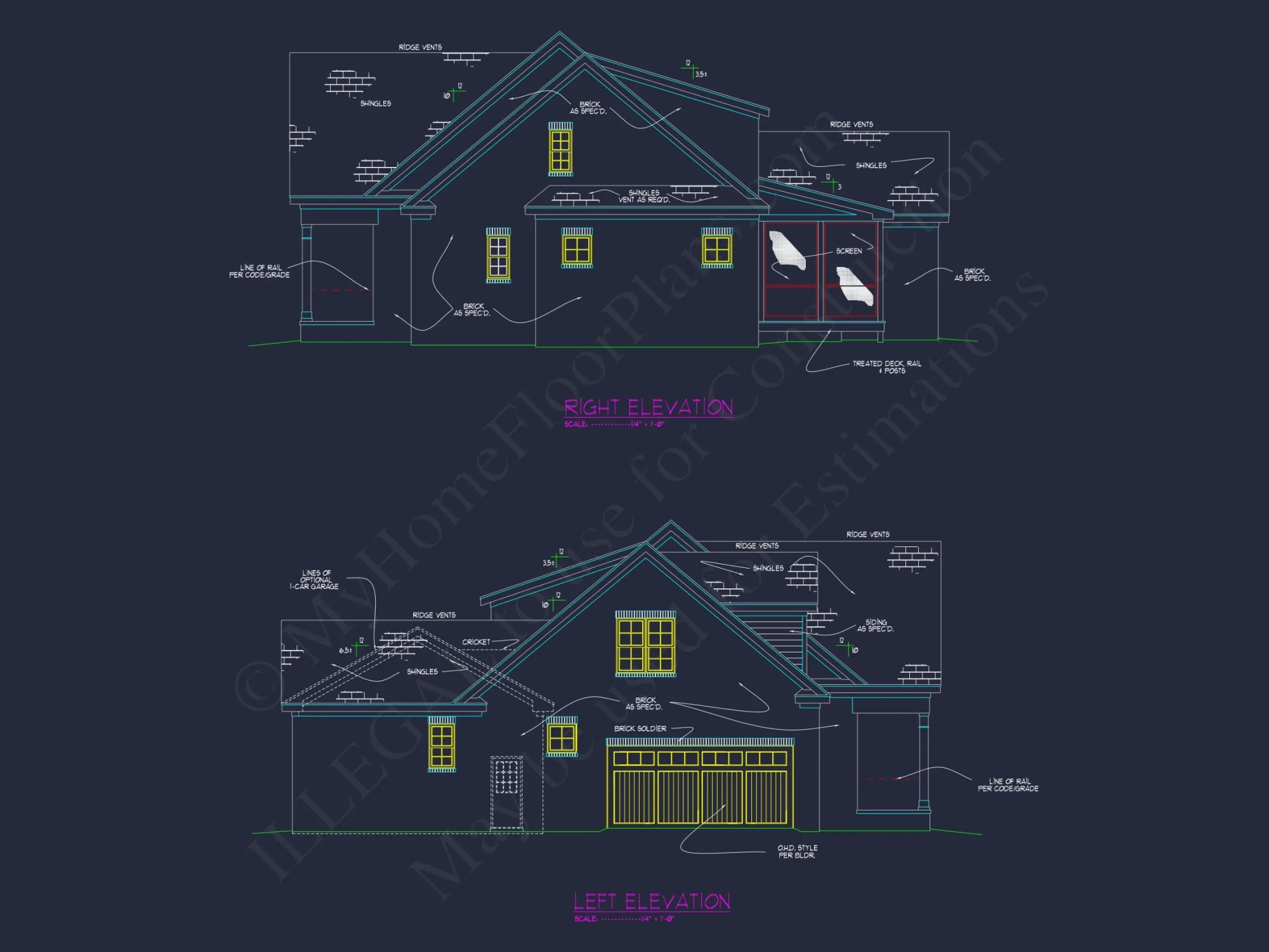 2-Story Luxury house Plan with CAD, Blueprint & Designs