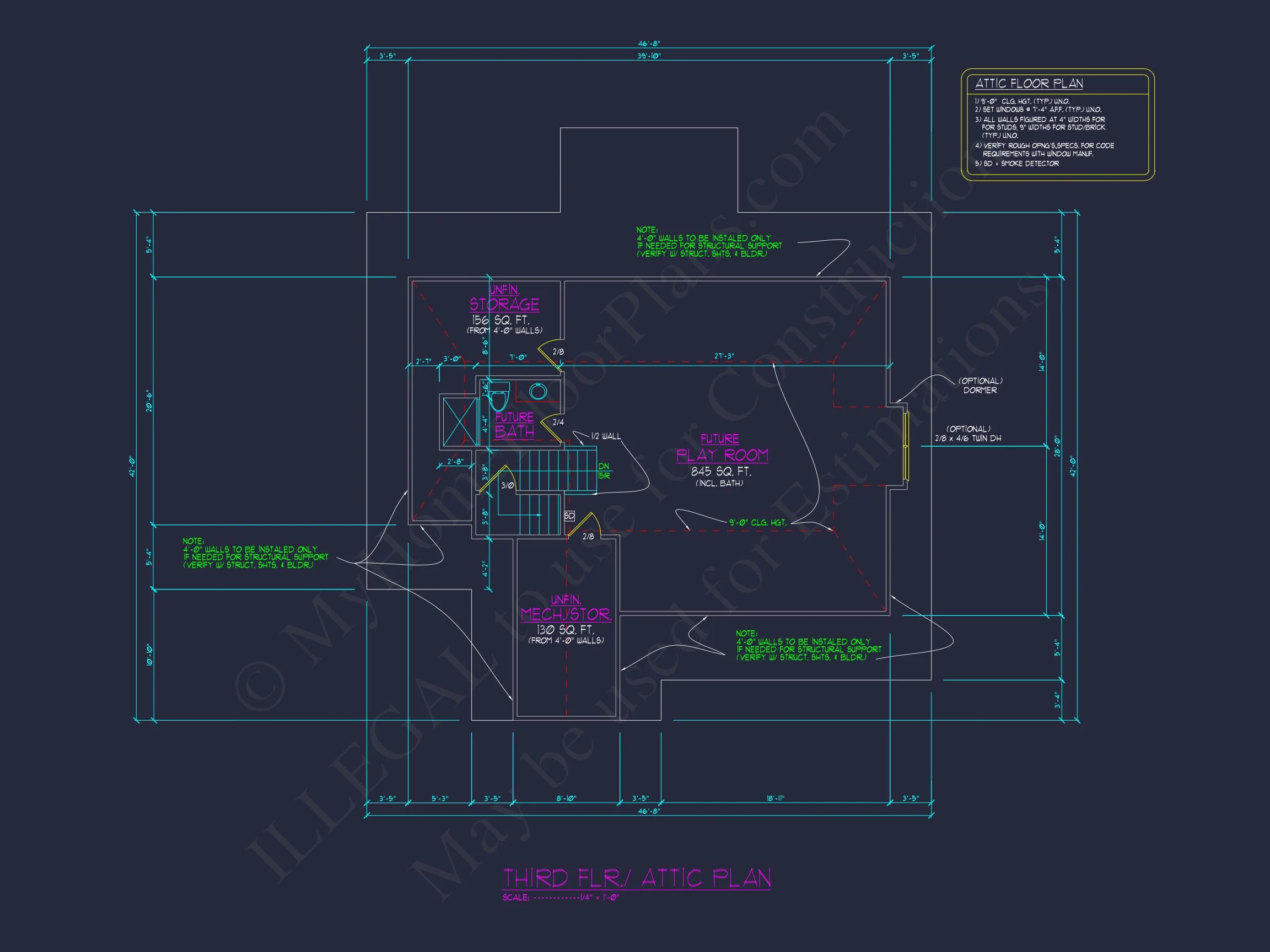 14-1121 HOUSE PLAN - Elegant House Floor Plan with 2.5 Floors and CAD Designs 10 Elegant house Floor Plan with 2.5 Floors and CAD Designs