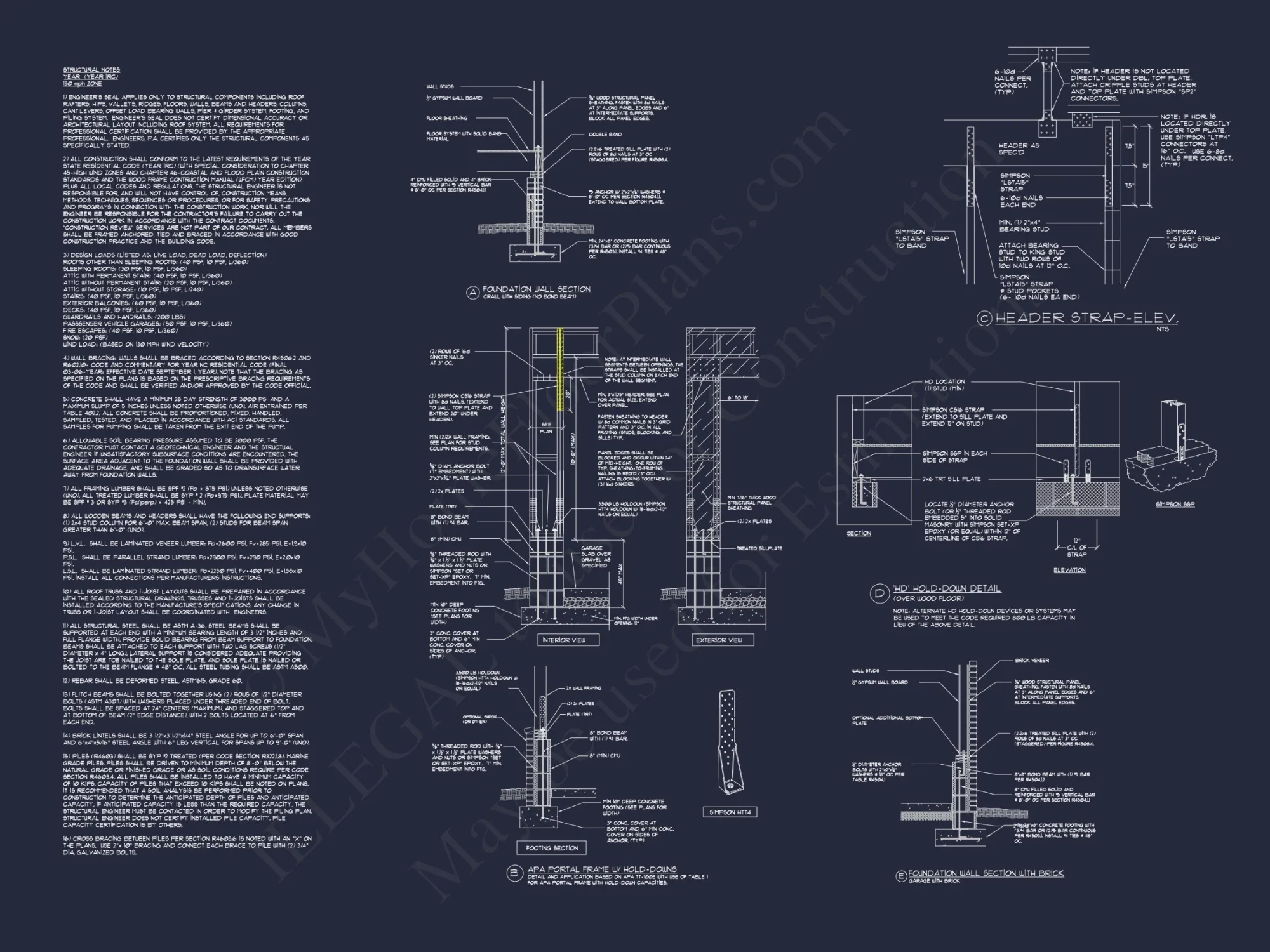 Spacious house Design with Floor Plan, CAD & Blueprint