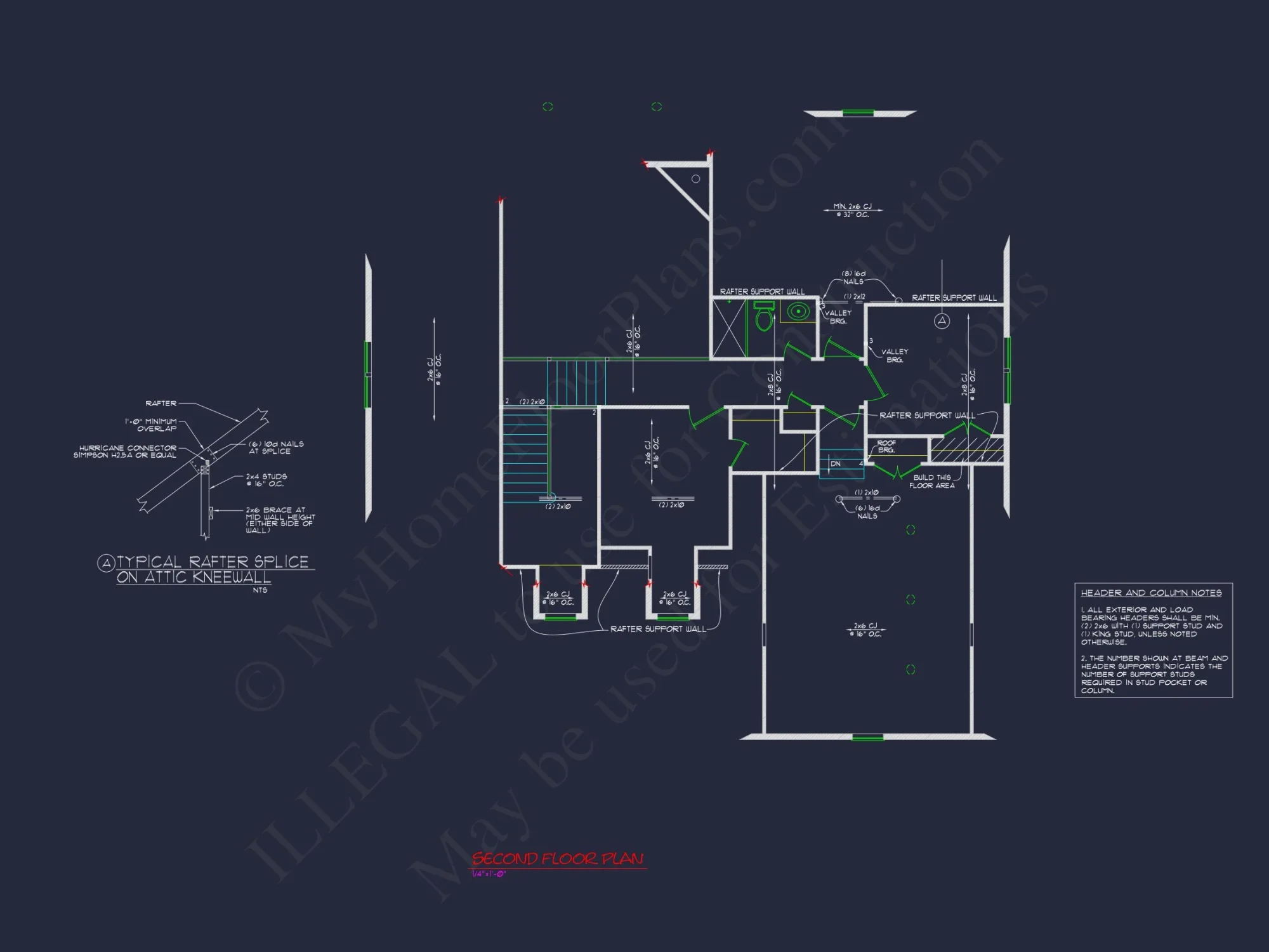 Spacious house Design with Floor Plan, CAD & Blueprint