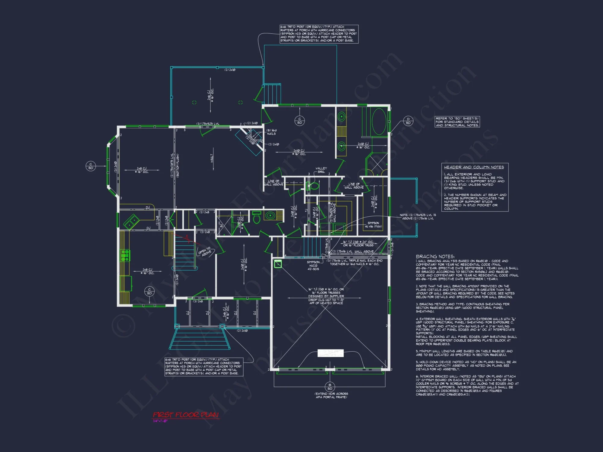 Spacious house Design with Floor Plan, CAD & Blueprint