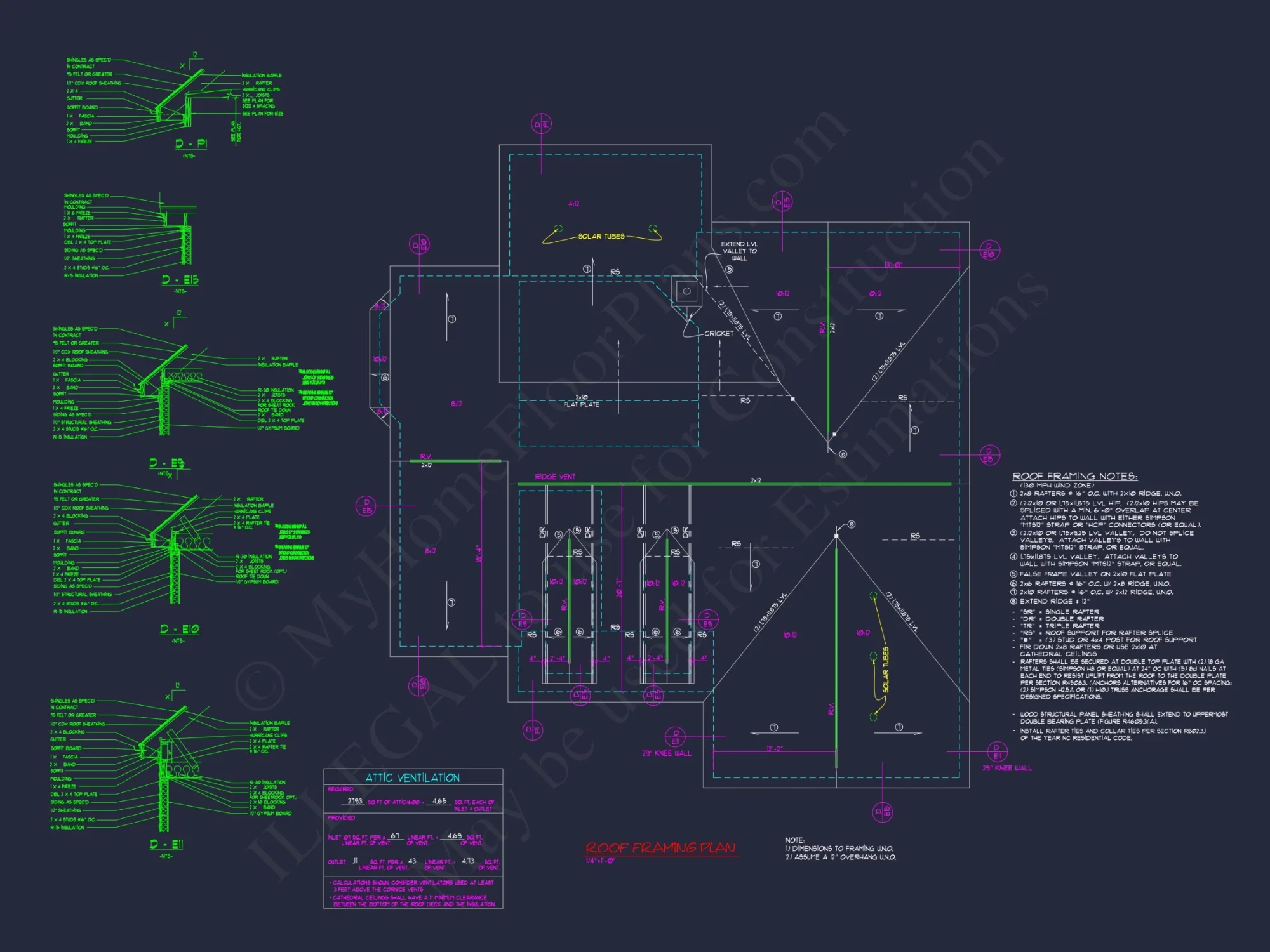 Spacious house Design with Floor Plan, CAD & Blueprint