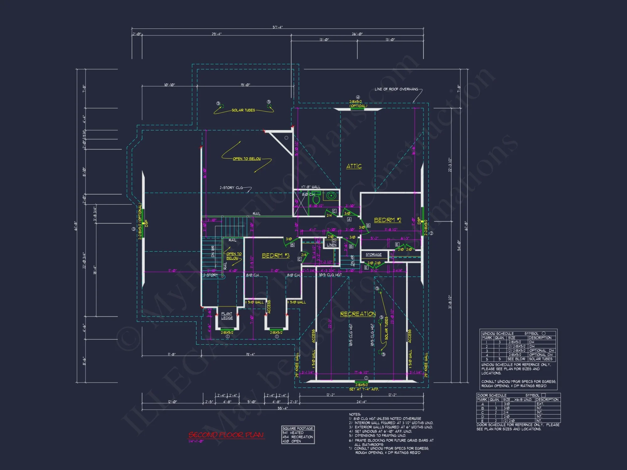 Spacious house Design with Floor Plan, CAD & Blueprint