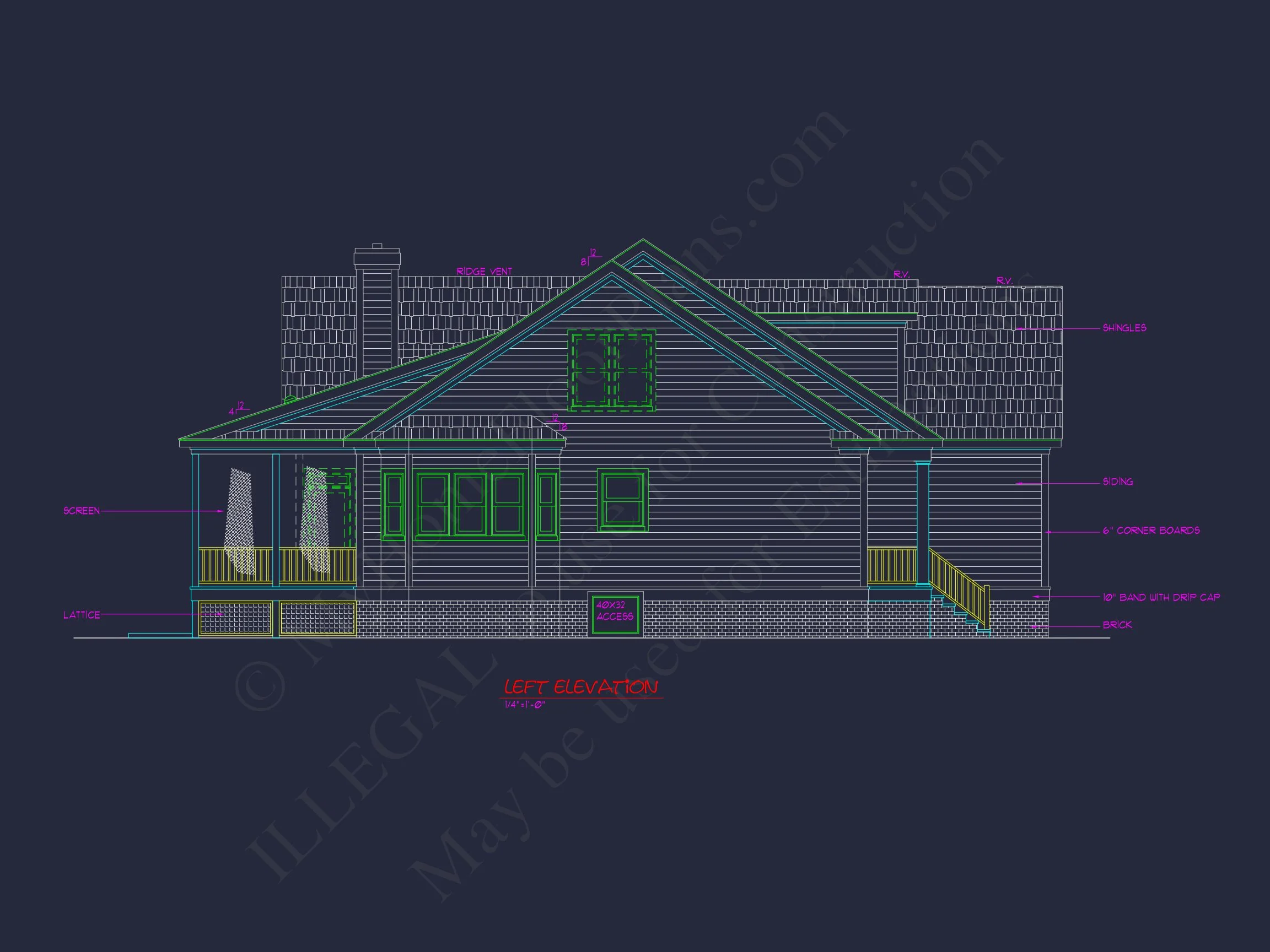 14-1099B HOUSE PLAN - Spacious House Design with Floor Plan, CAD & Blueprint 4 Spacious house Design with Floor Plan, CAD & Blueprint