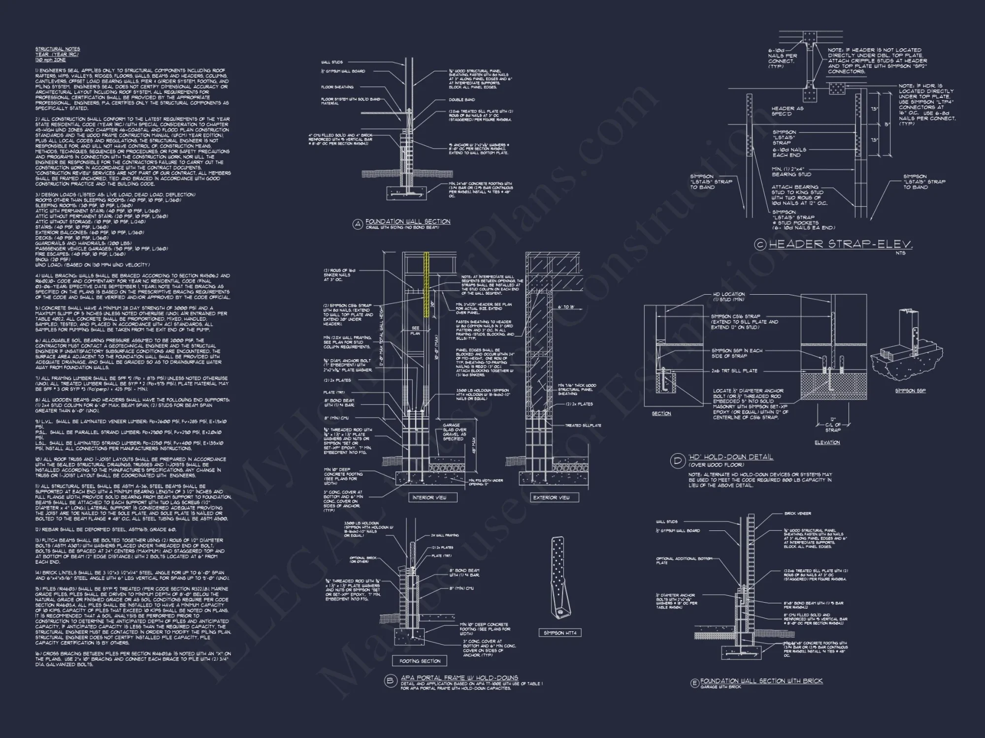 Custom house Blueprint: 2, 350 SF Craftsman Floor Plan Design
