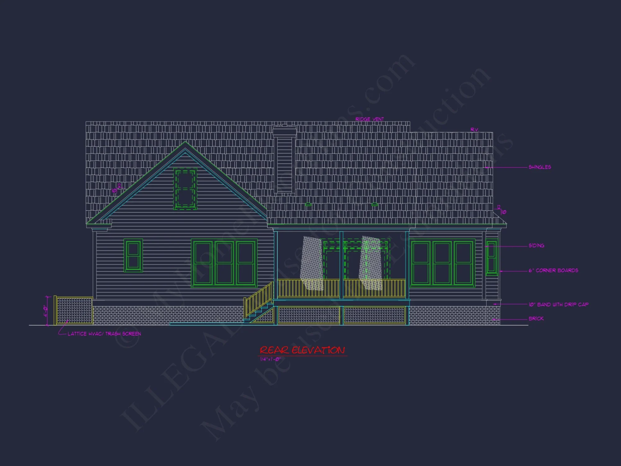 Custom house Blueprint: 2, 350 SF Craftsman Floor Plan Design