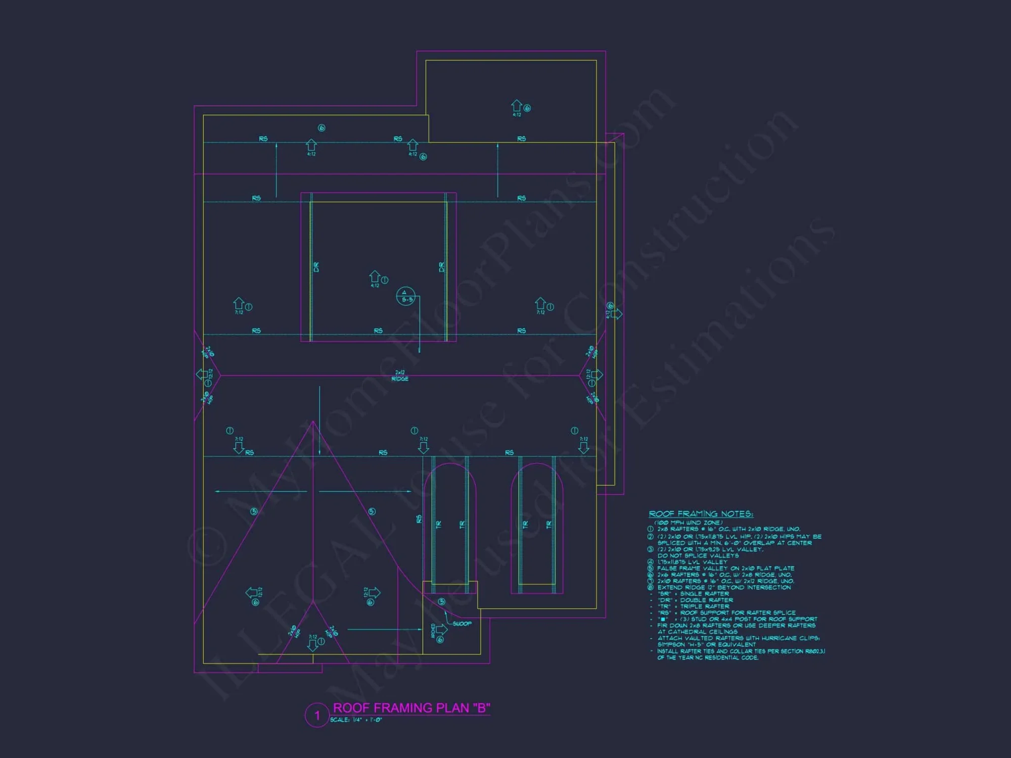 Charming house Floor Plan With 2-Story Design and 2 Garages