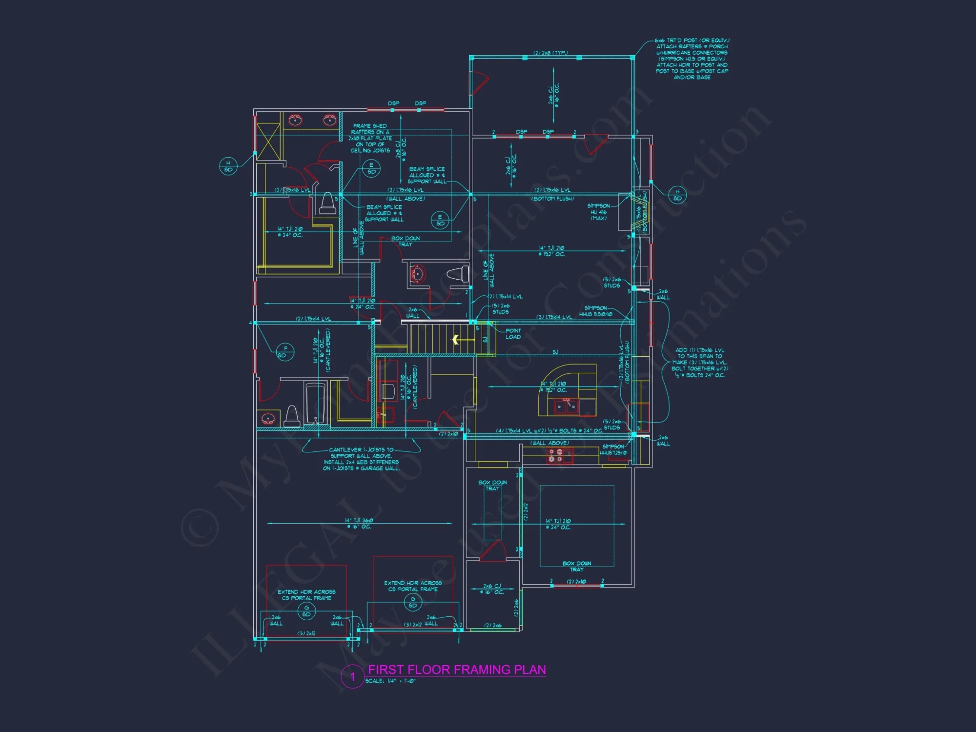 Charming house Floor Plan With 2-Story Design and 2 Garages