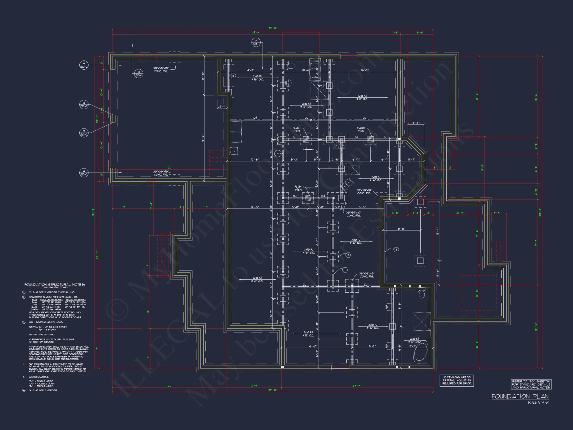 Dream house Floor Plan: CAD Architectural Designs & Blueprint