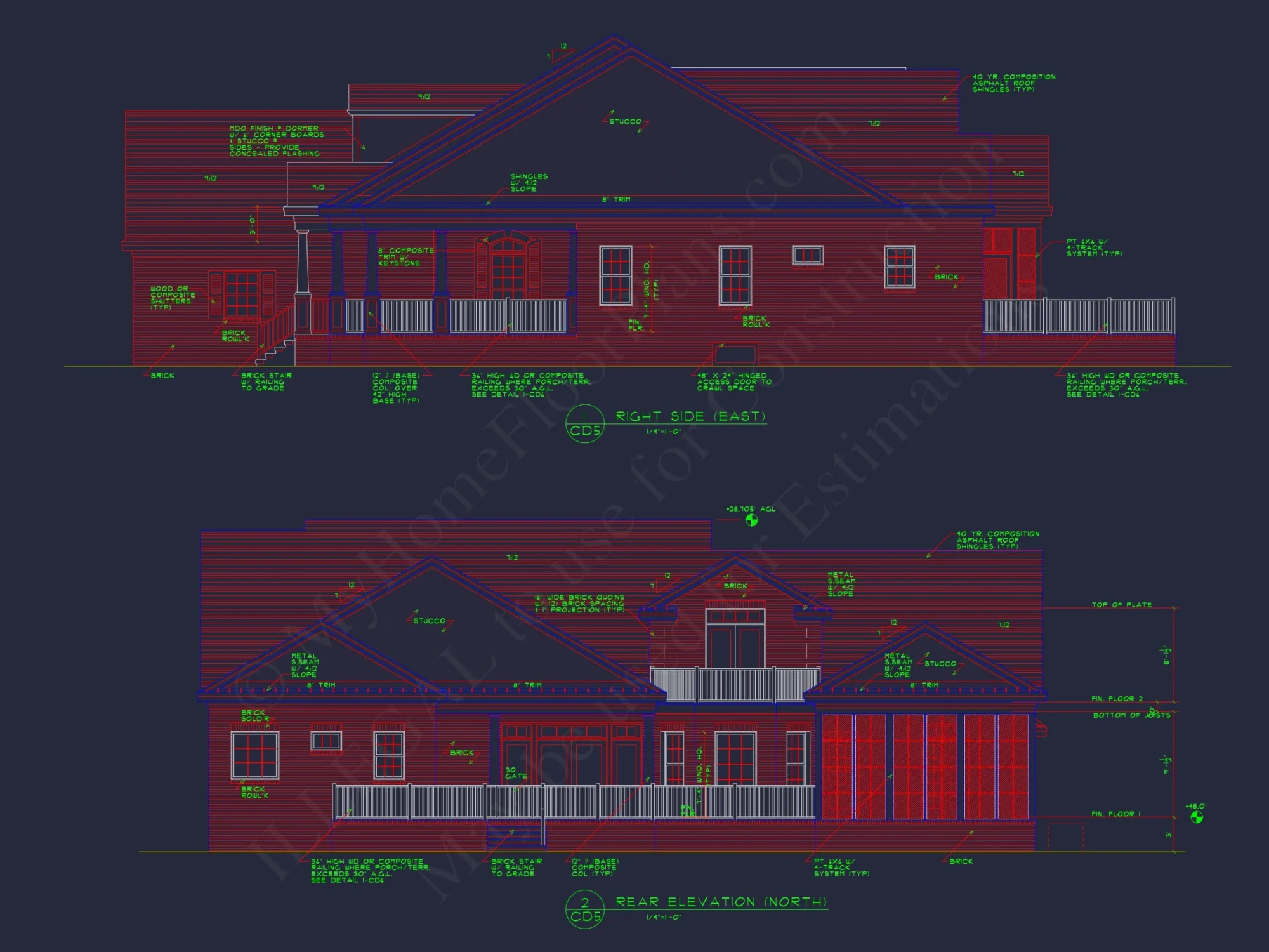 Dream house Floor Plan: CAD Architectural Designs & Blueprint