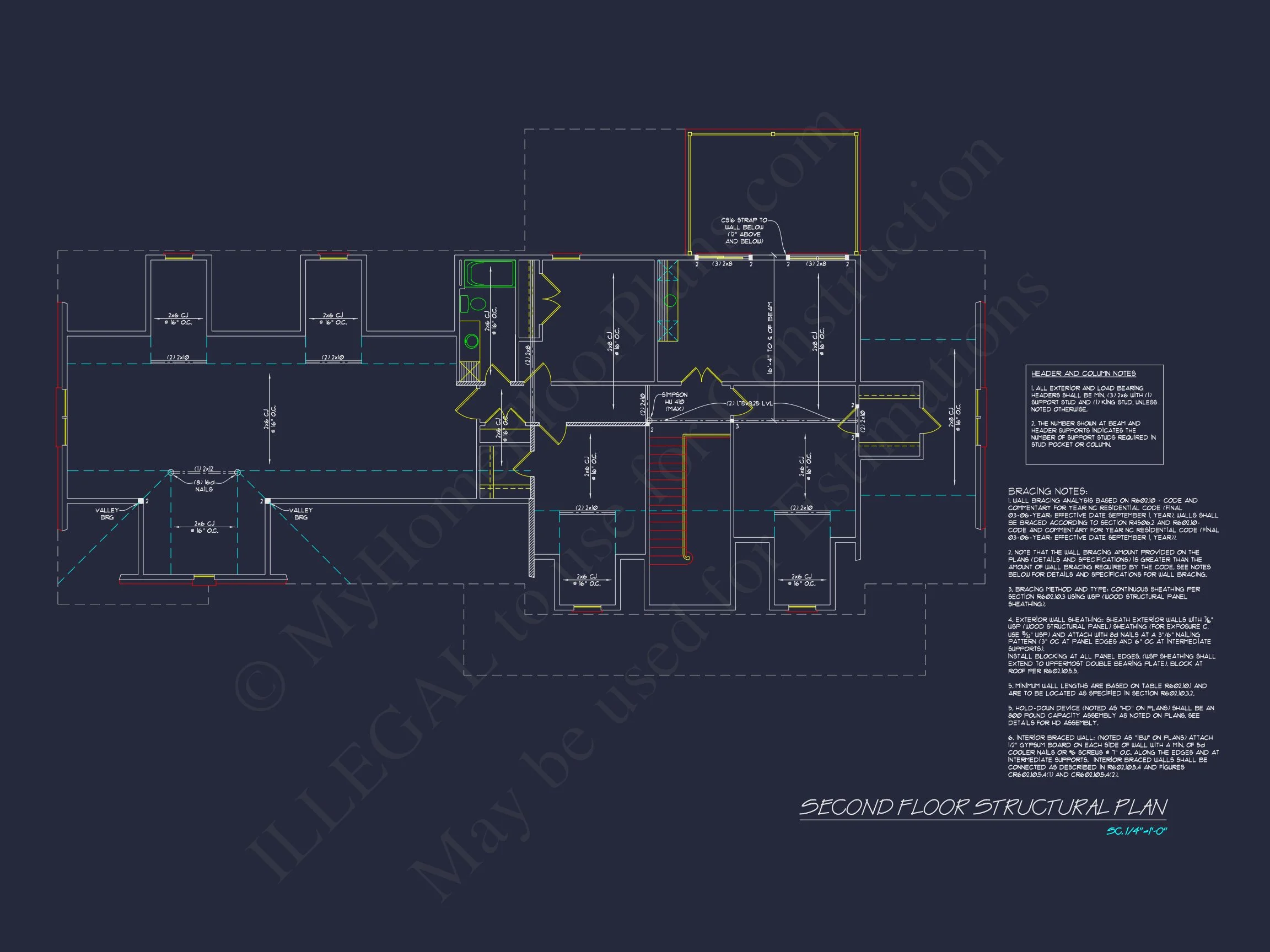 14-1005 HOUSE PLAN - Traditional House Floor Plan with CAD Designs & 3 Garage Bays 13 Traditional house Floor Plan with CAD Designs & 3 Garage Bays