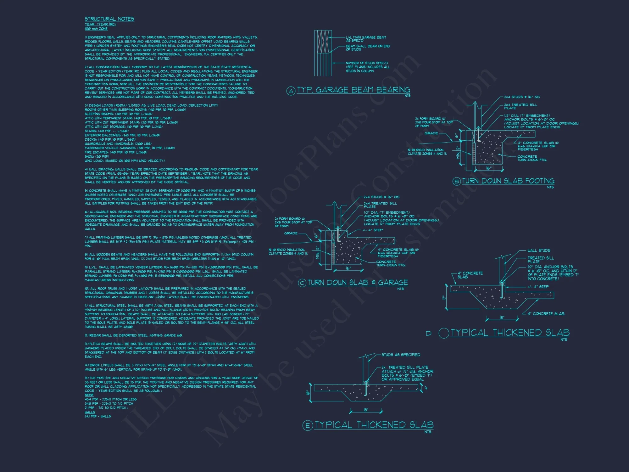 Stylish house Plan with 4 Bedrooms, 3 Baths, and CAD Blueprint