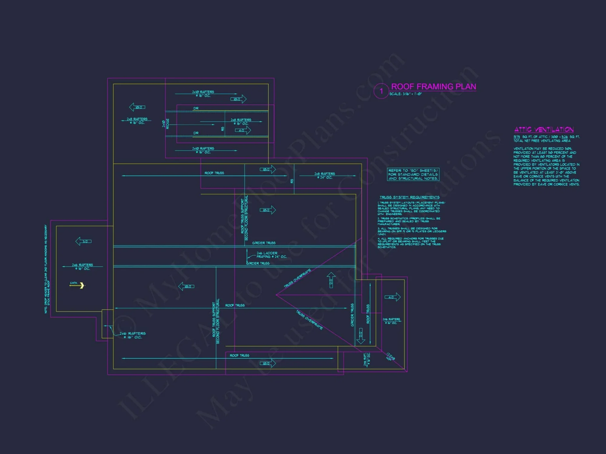 Stylish house Plan with 4 Bedrooms, 3 Baths, and CAD Blueprint
